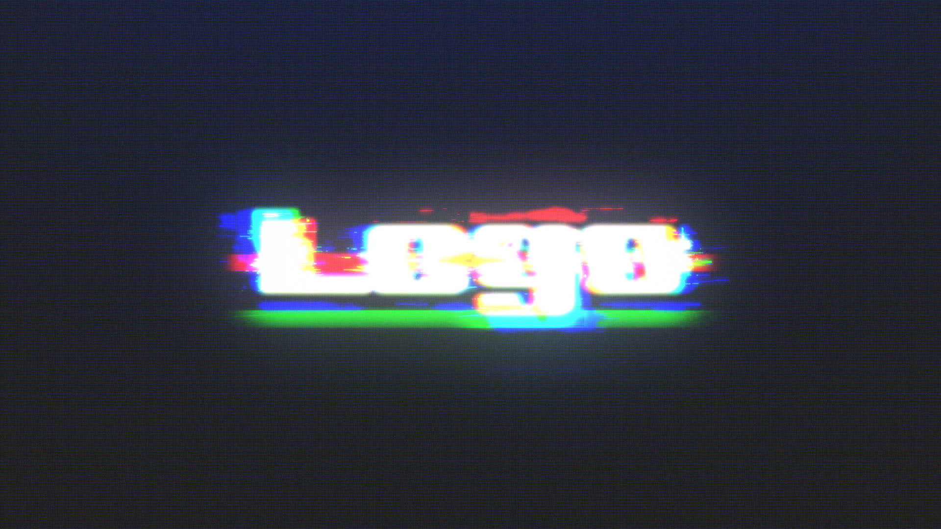 Fast Glitch RGB Logo Reveal