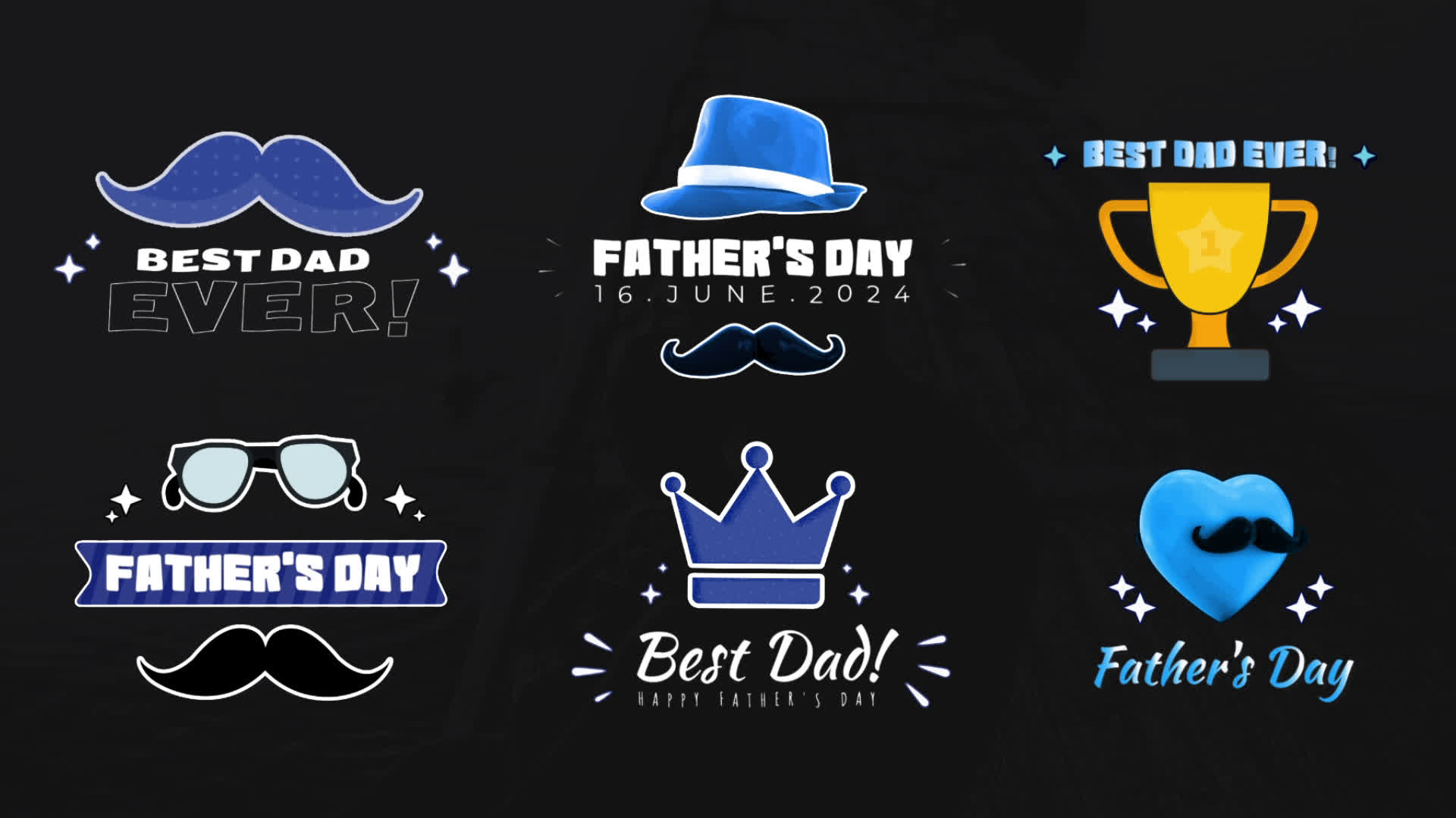 Fathers Day Titles Pack