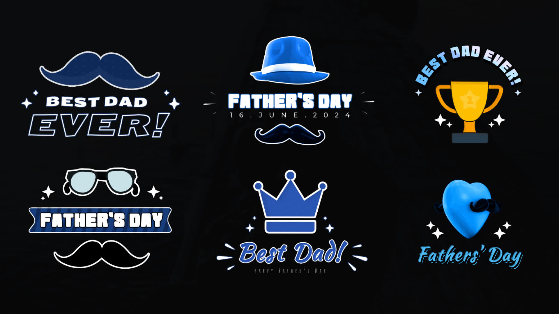 Fathers Day Titles Pack