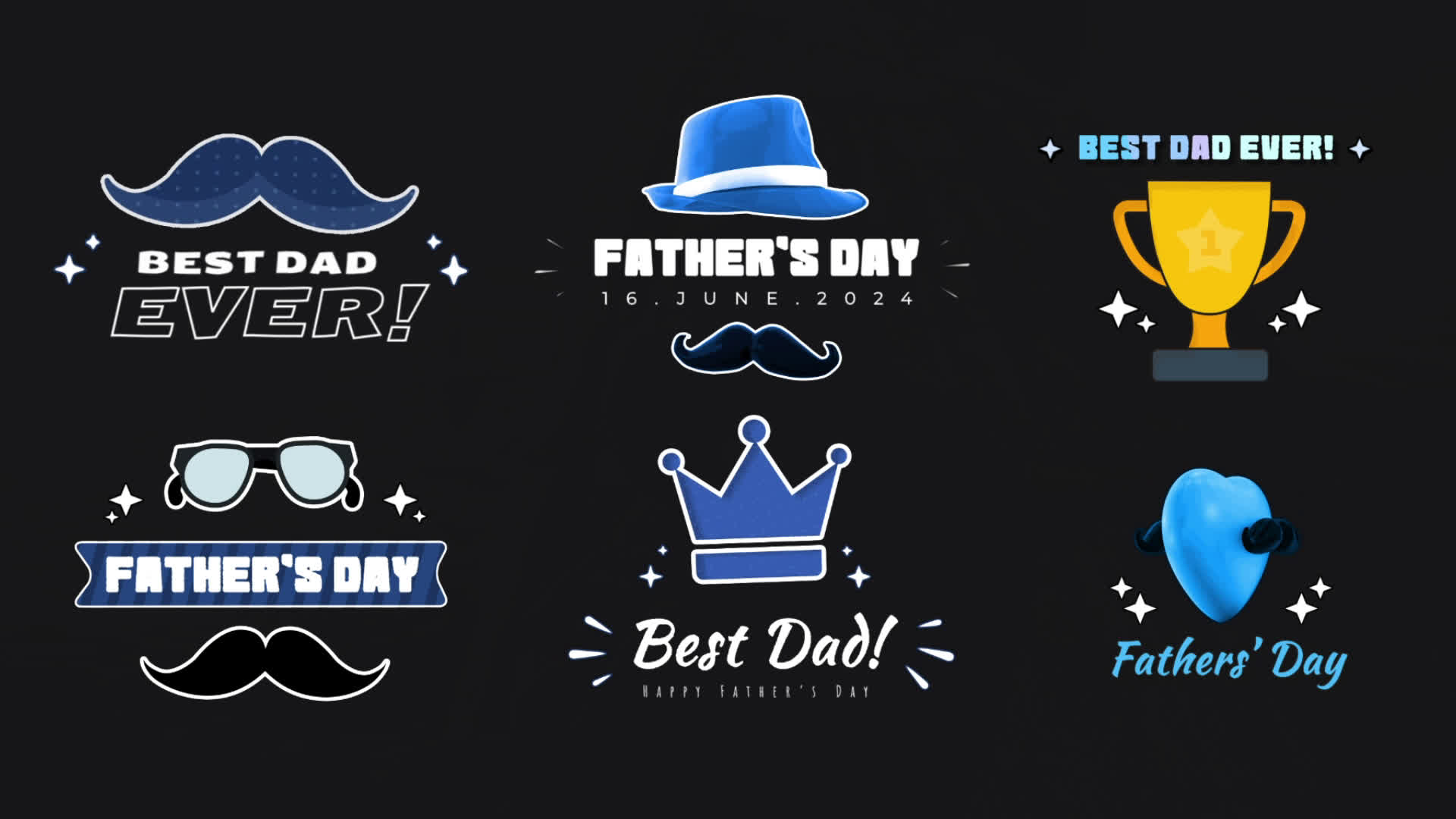 Fathers Day Titles Pack