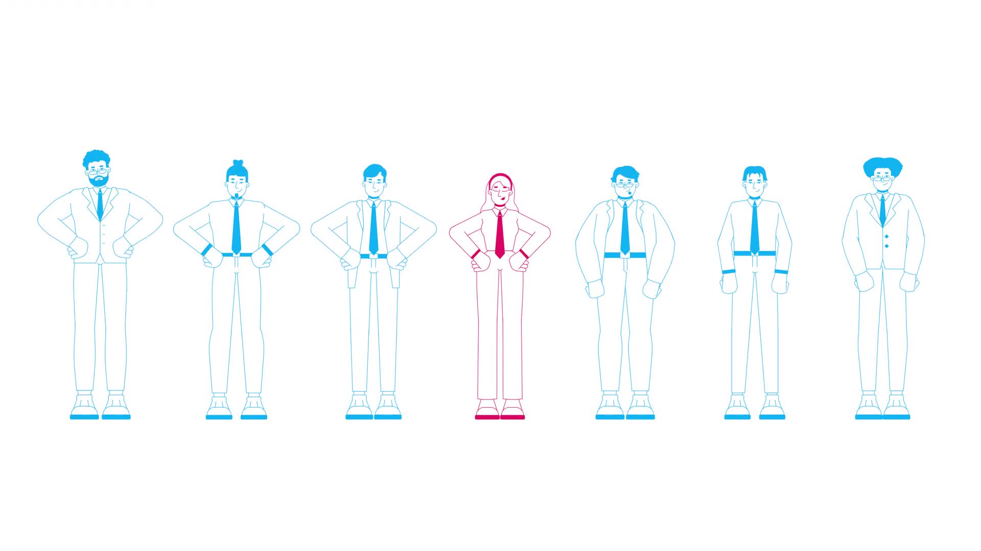 Female Leader In Business Team