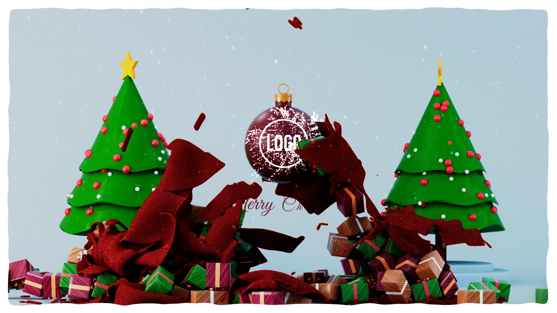Festive Christmas Logo