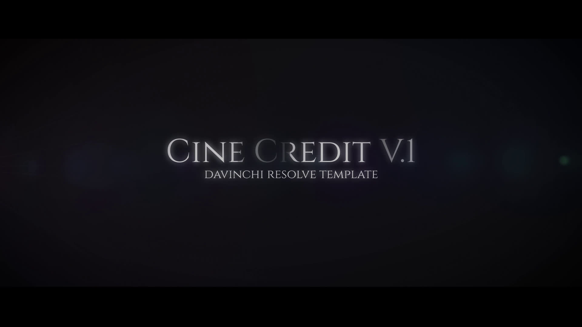 Simple Film Credits