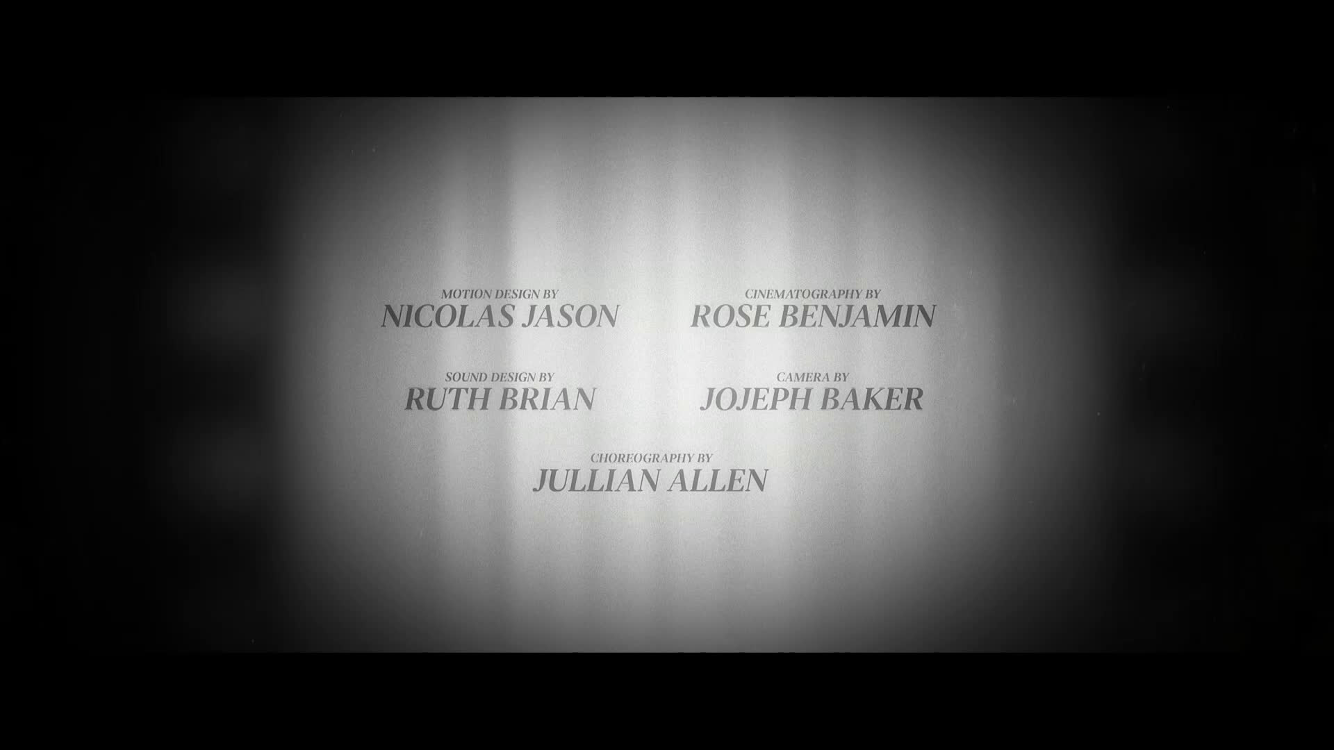 Film Noir Title Credits