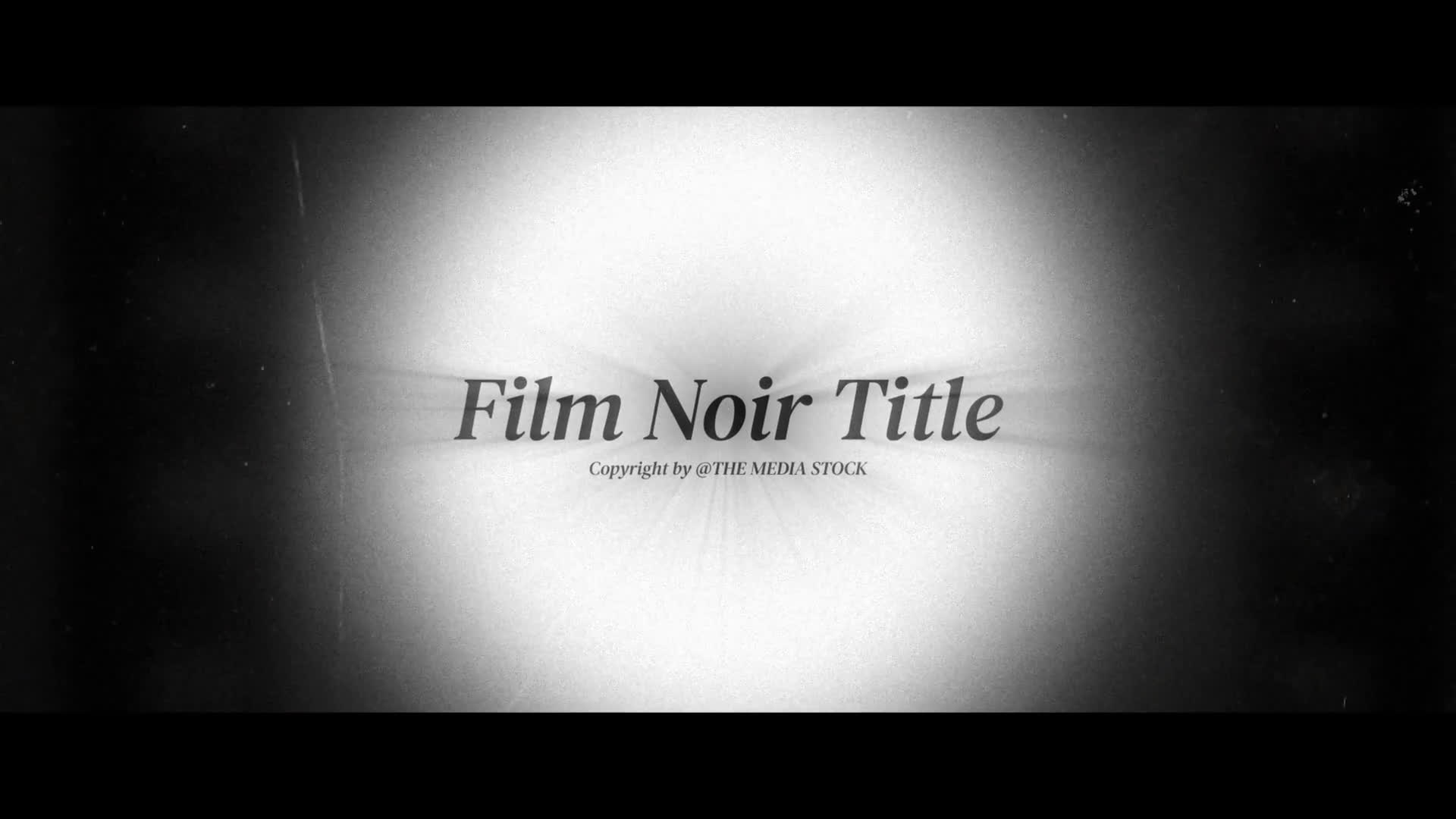 Film Noir Title Credits