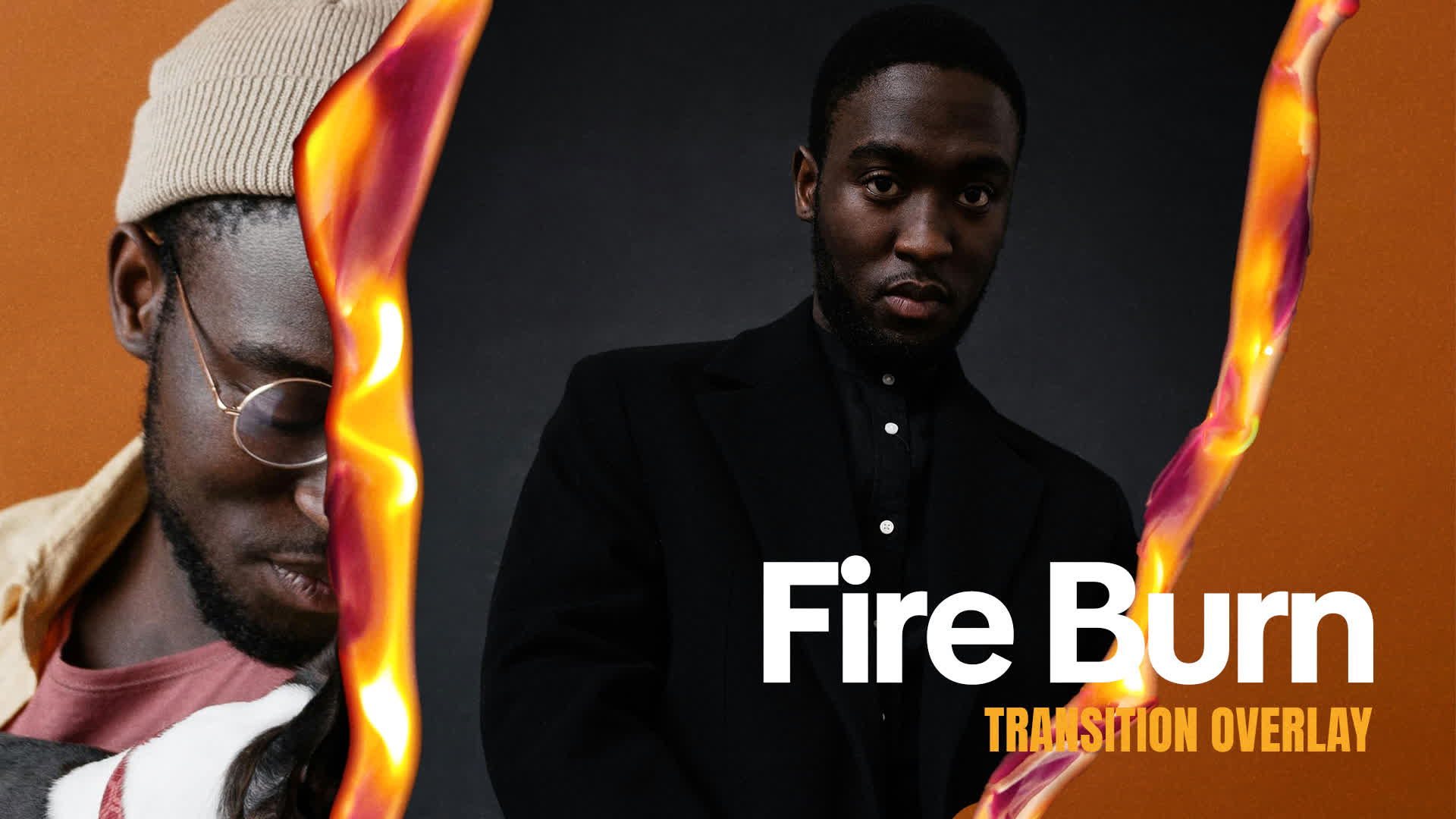 Fire Burn Transition Overlay