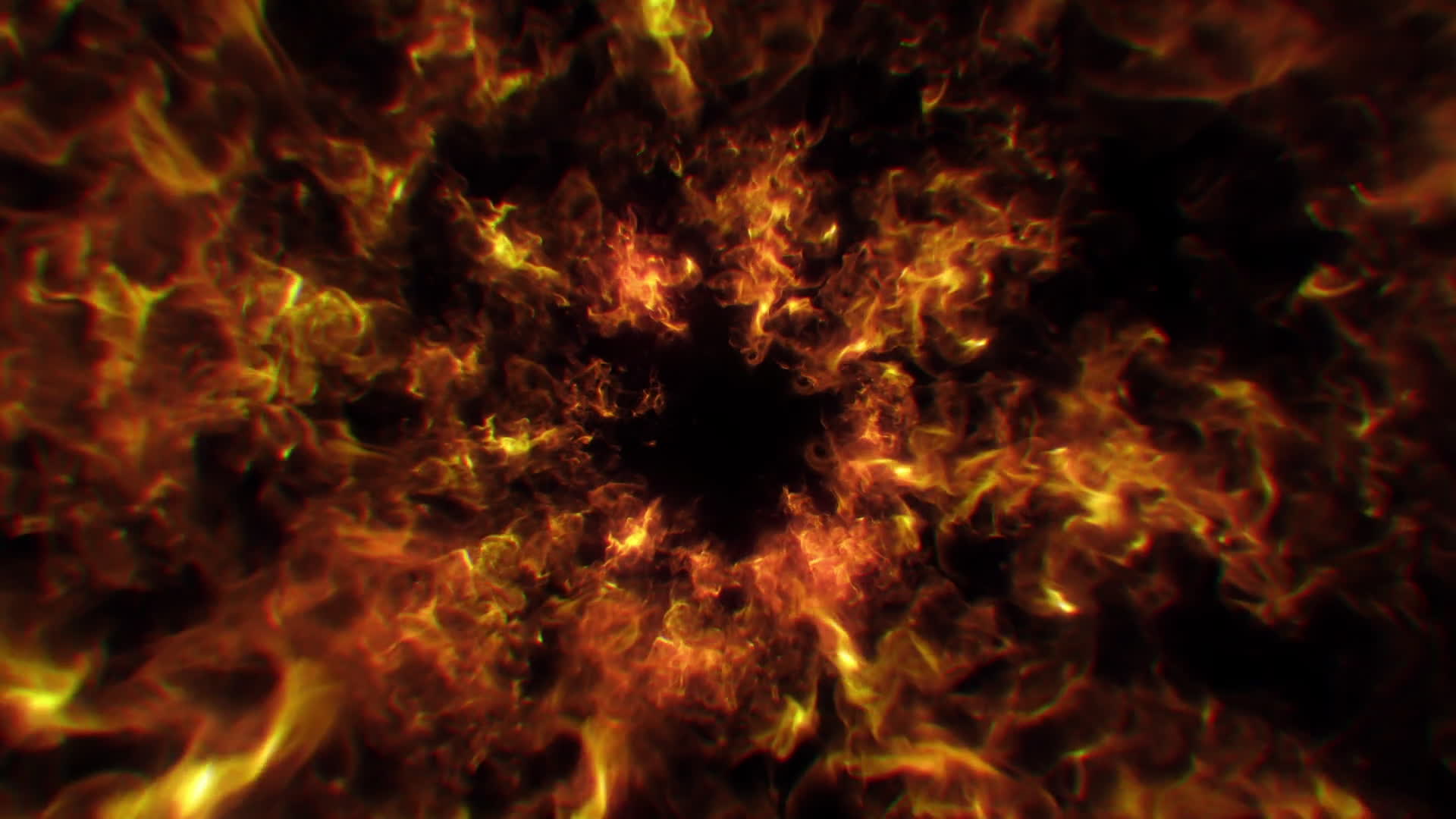 Fire Energy Background Spin
