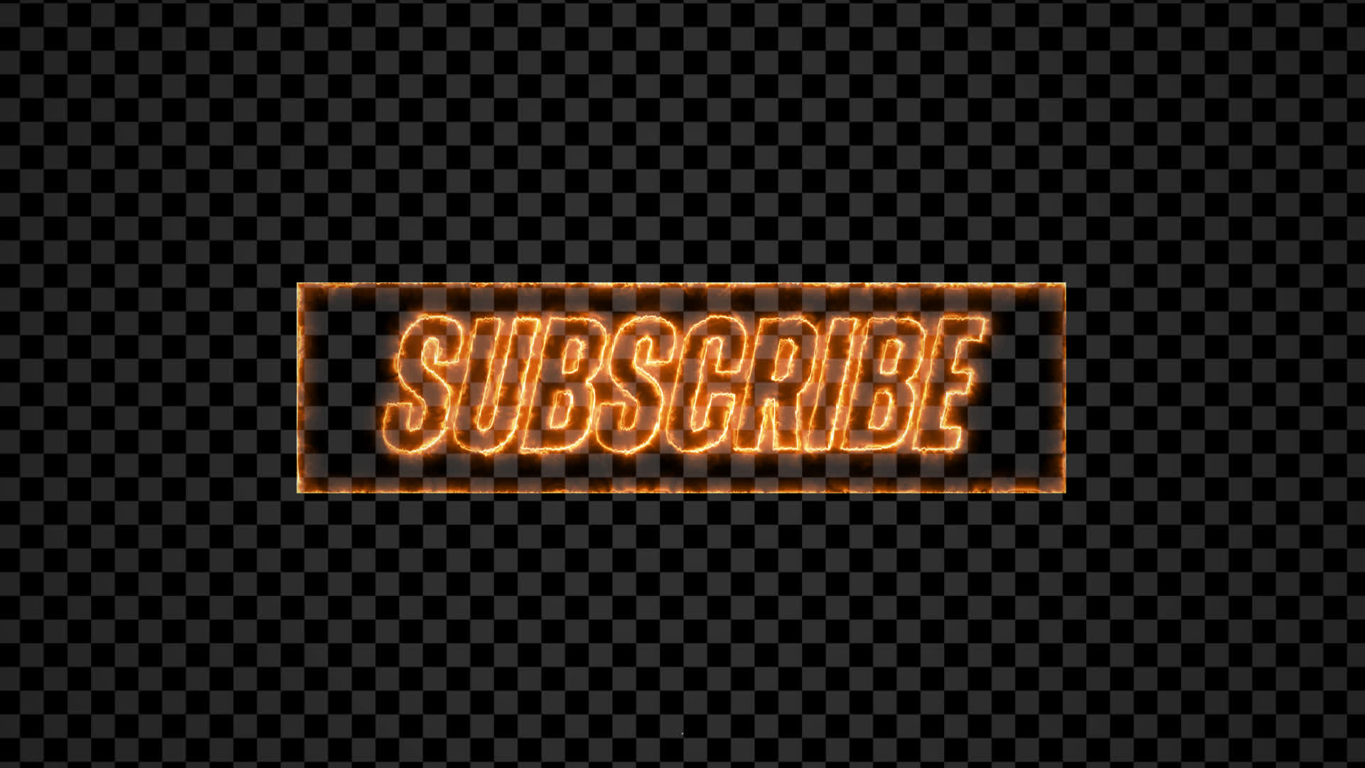 Fire Flame Subscribe Button