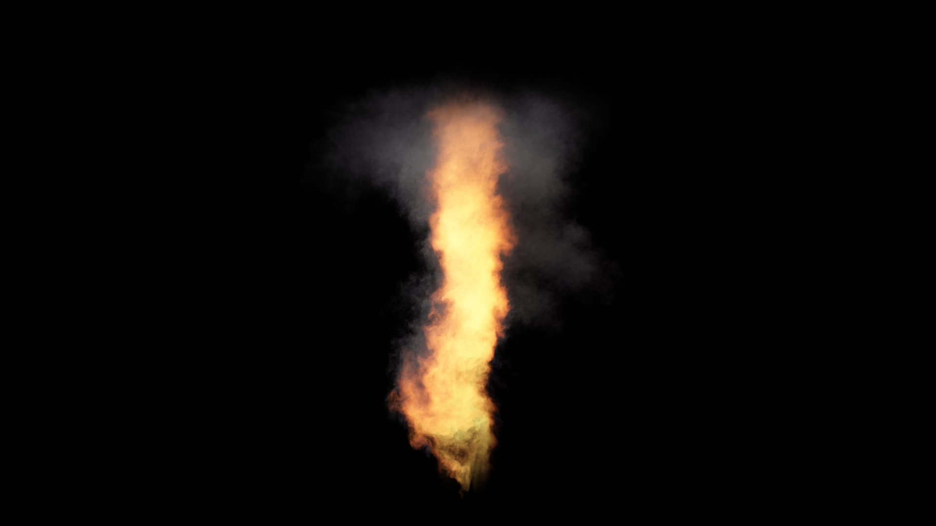 Fire Tornado On Alpha
