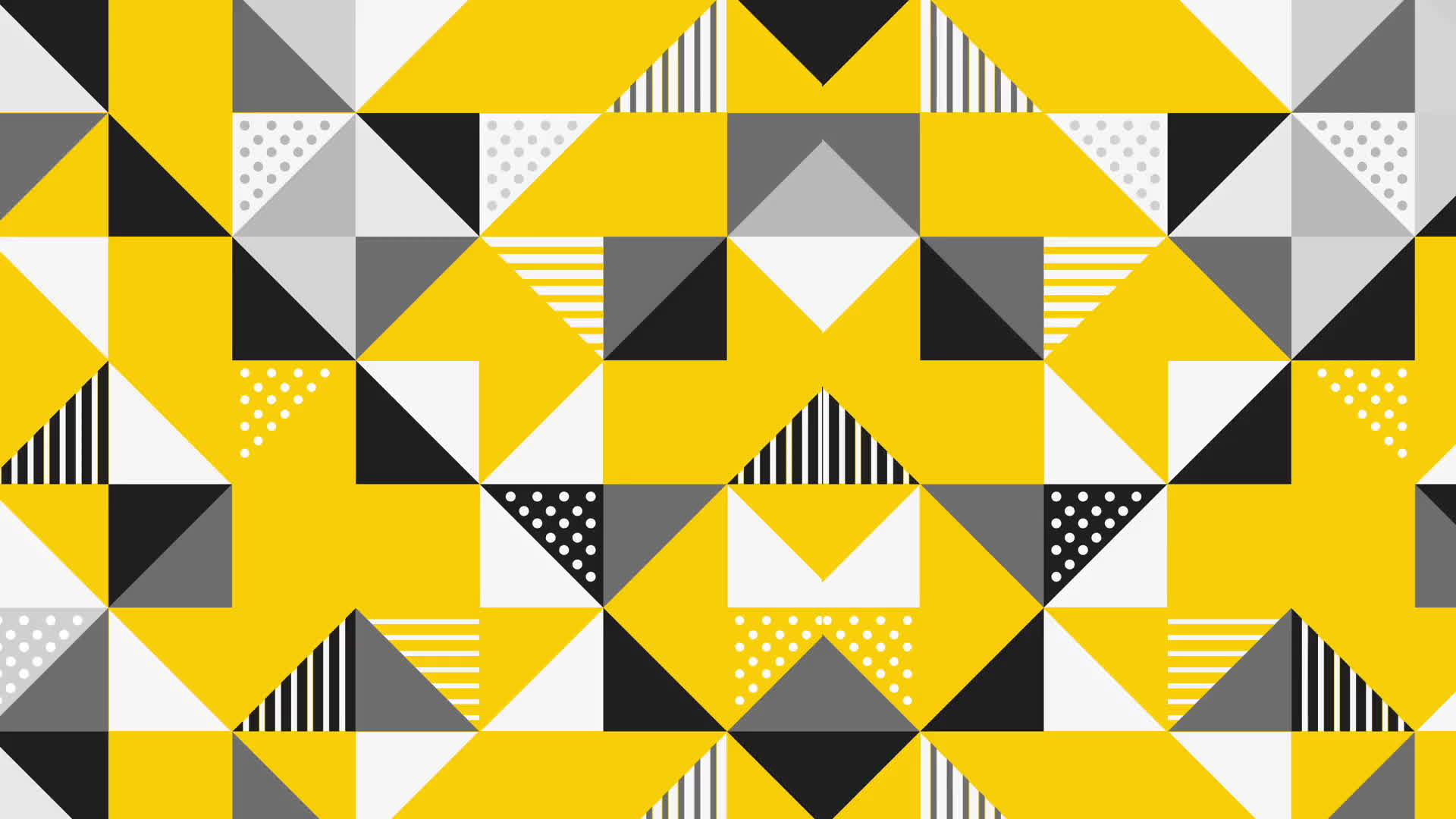 Flashy Yellow Geometric Shape Background