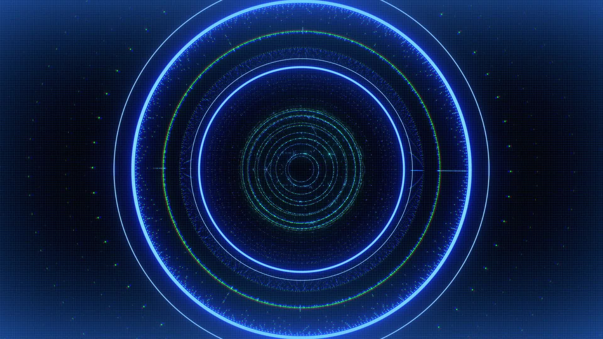 Floating Audio Lines Background