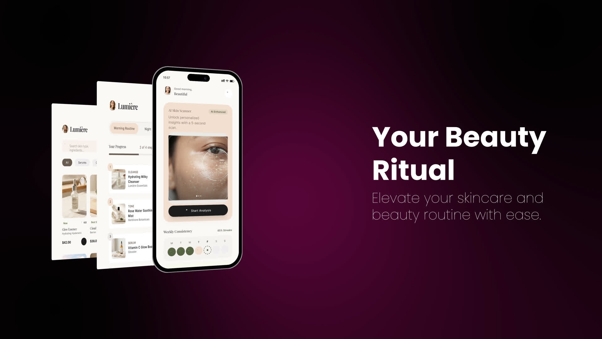 Floating Multi Screen App Grid Showcase Kit