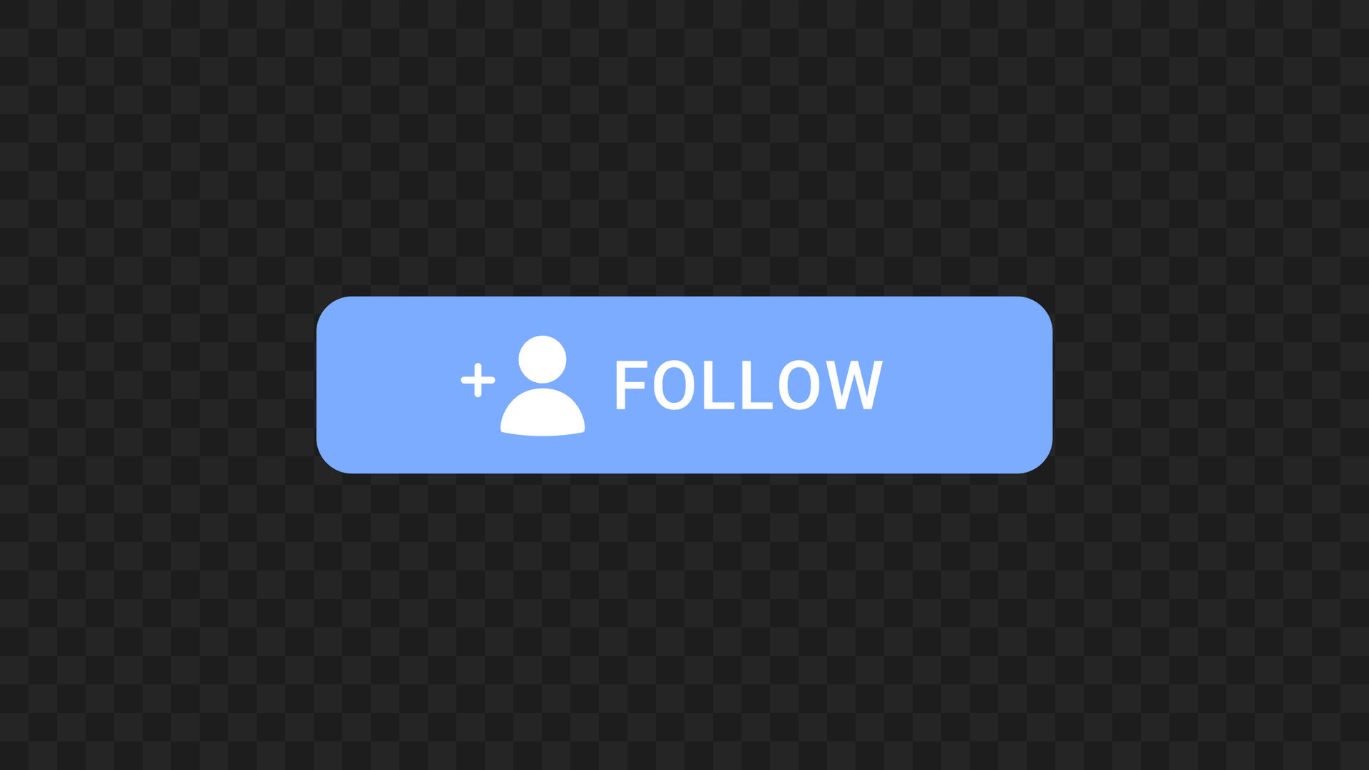 Follow Button Notification Social Media