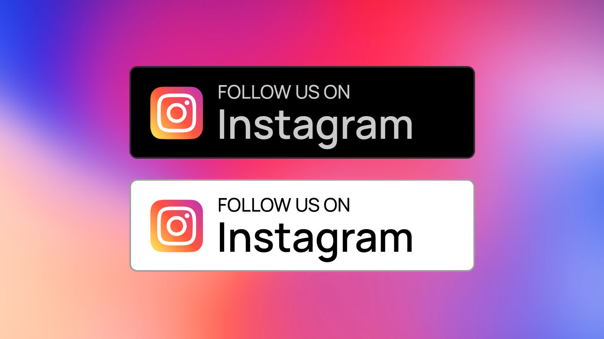 Follow Us on Instagram Badge