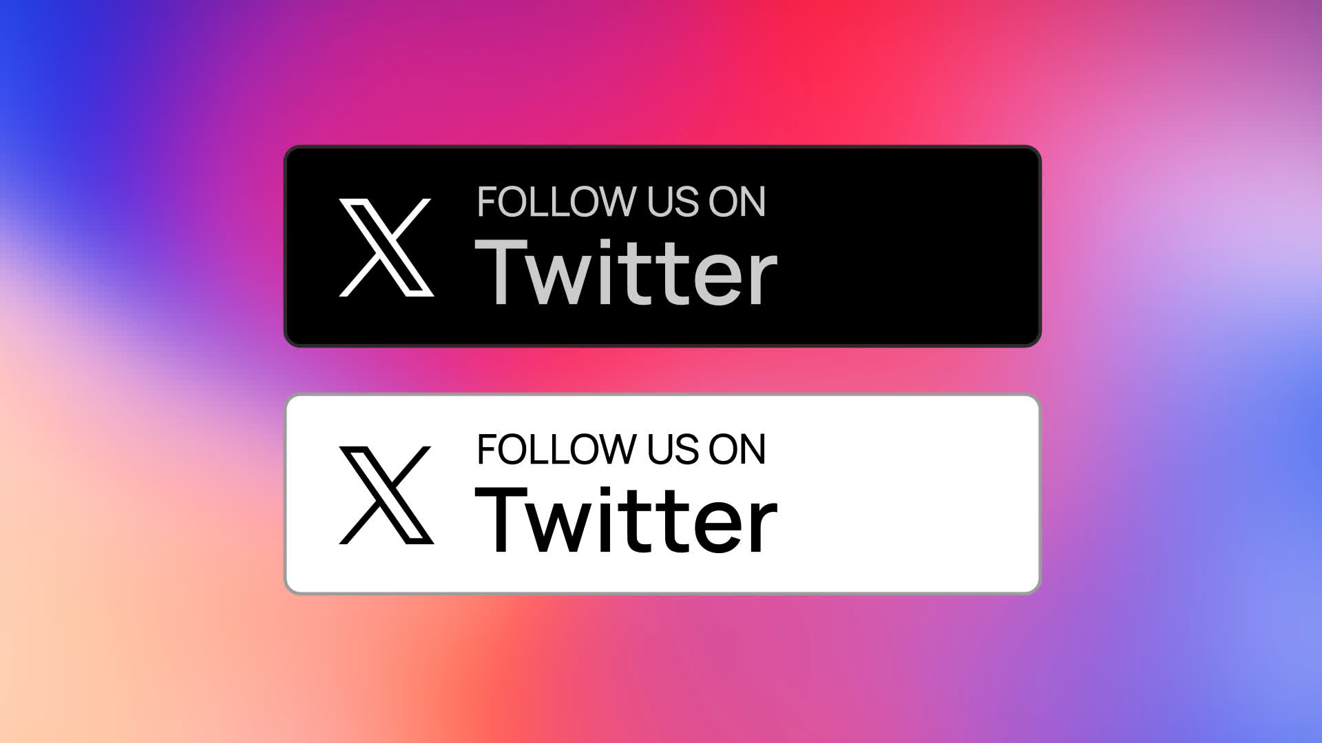 Follow Us on Twitter Badge