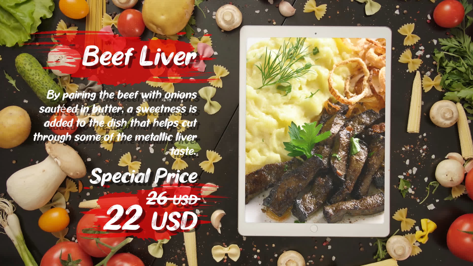 Food Recipe Book Promo