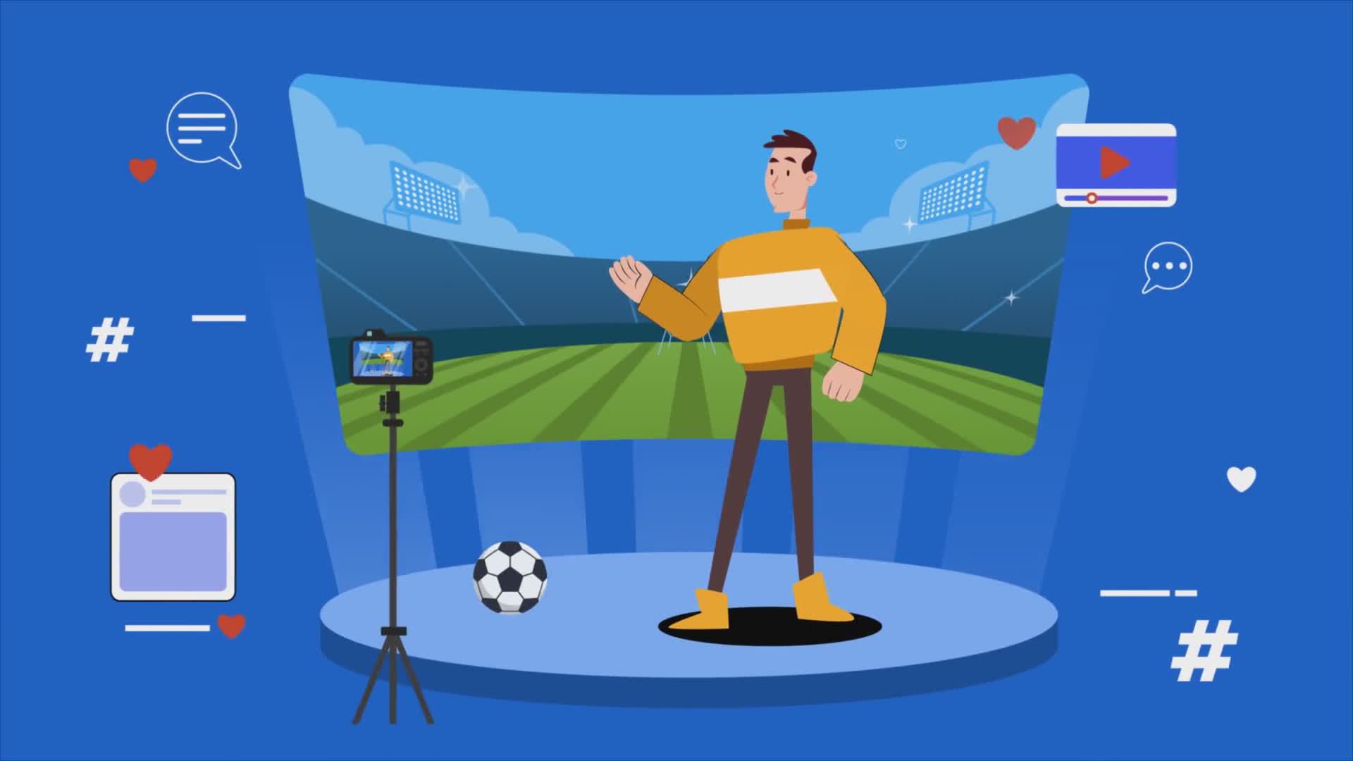 Football Influencer Boy Streaming Live