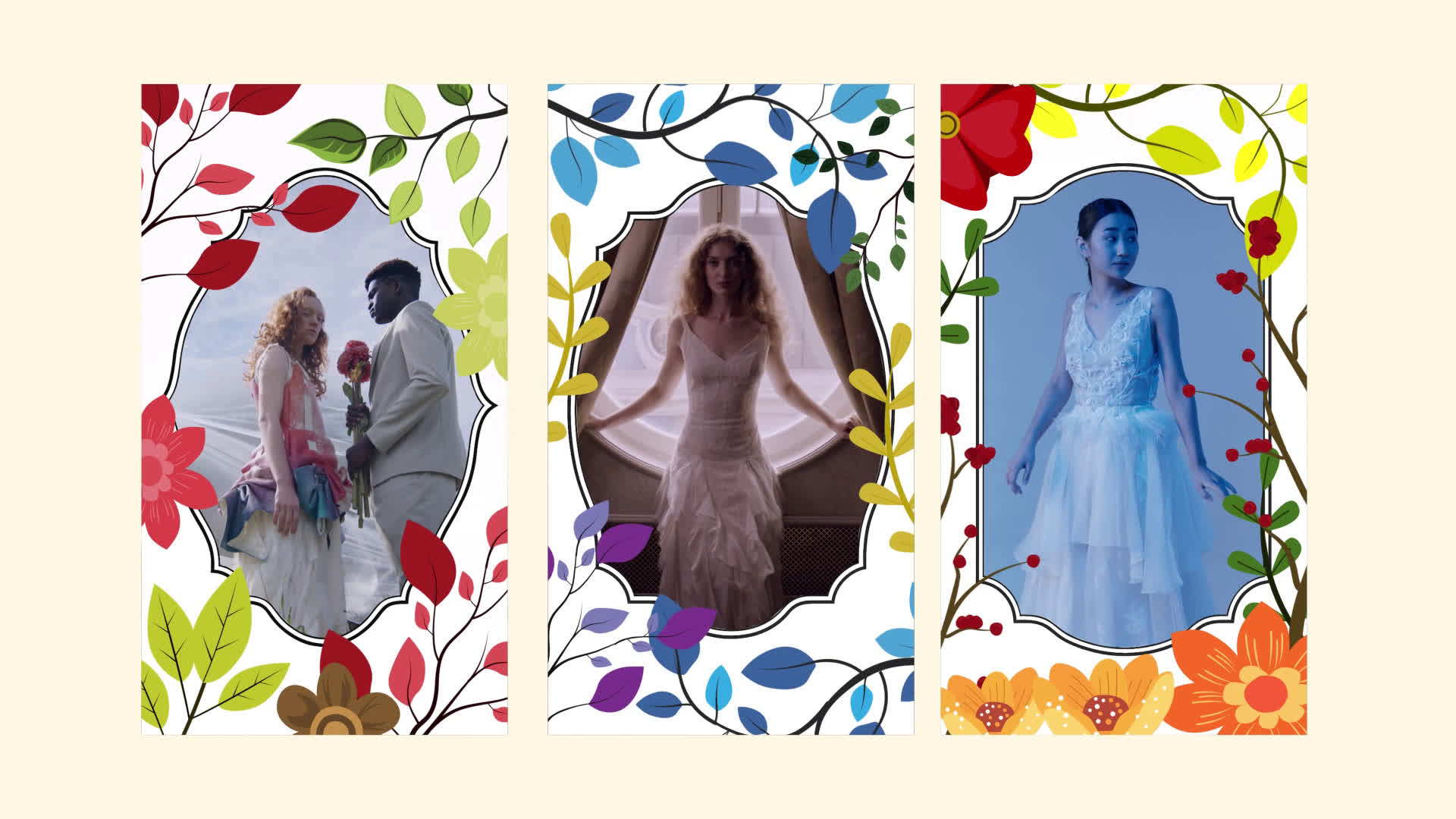 Frames With Flowers