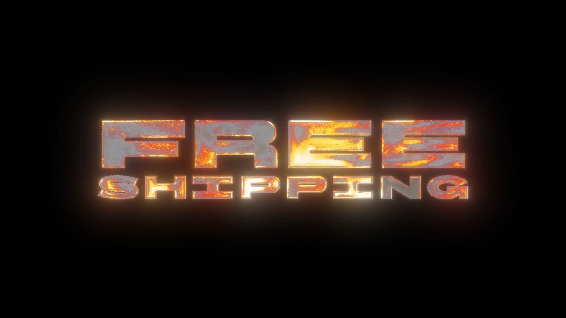 Free Shipping Heatmap Gradient Title