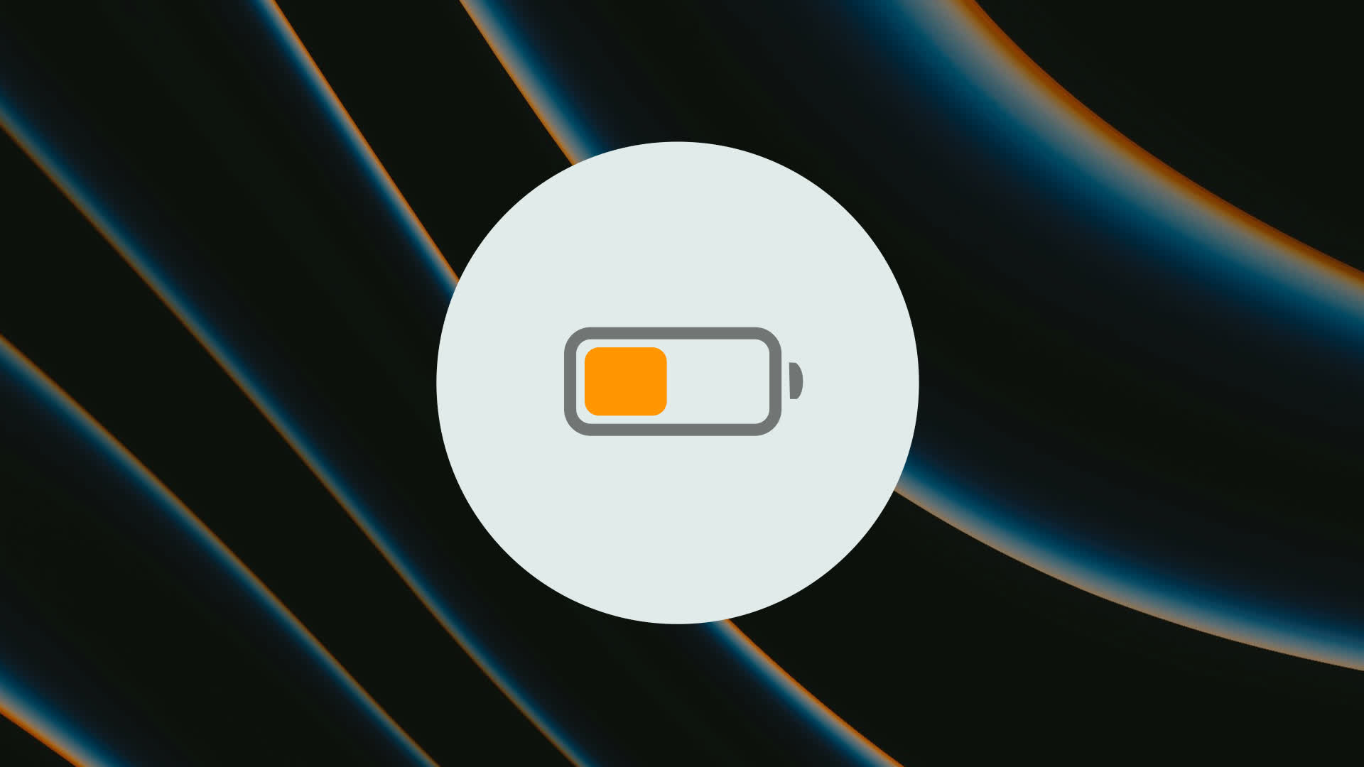 Frosted Glass Battery Saver Button Overlay