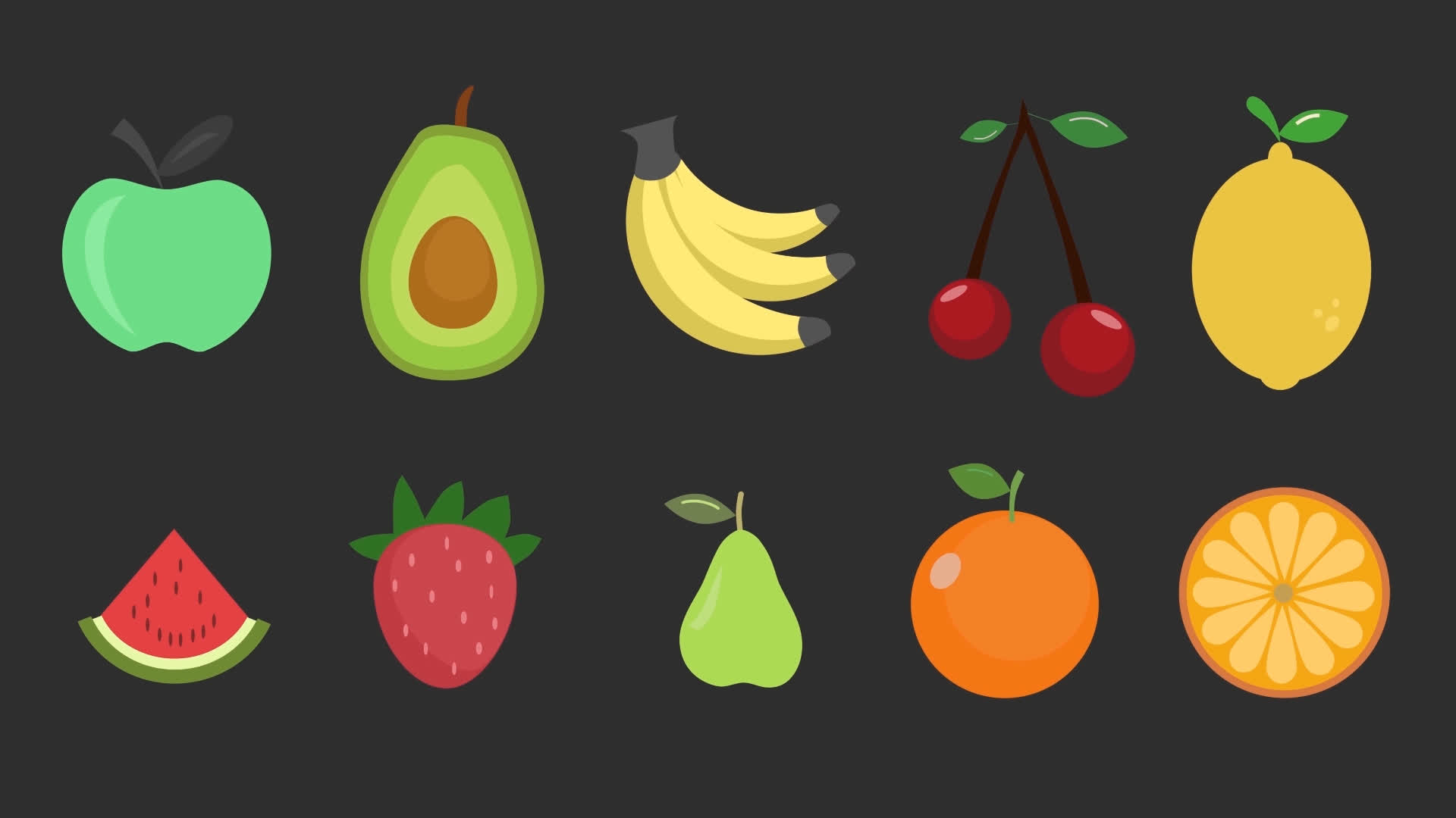 Fruits Icons Pack