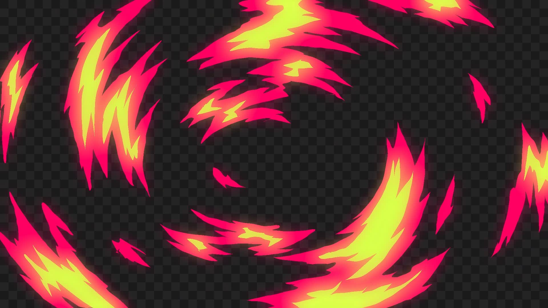 Full Screen Animated Fire Element