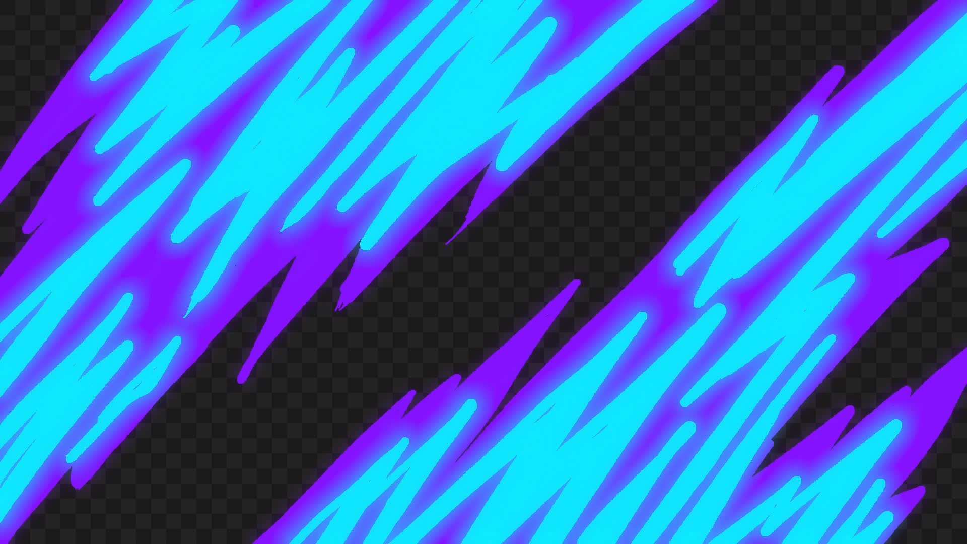 Full Screen Anime Electricity Transition