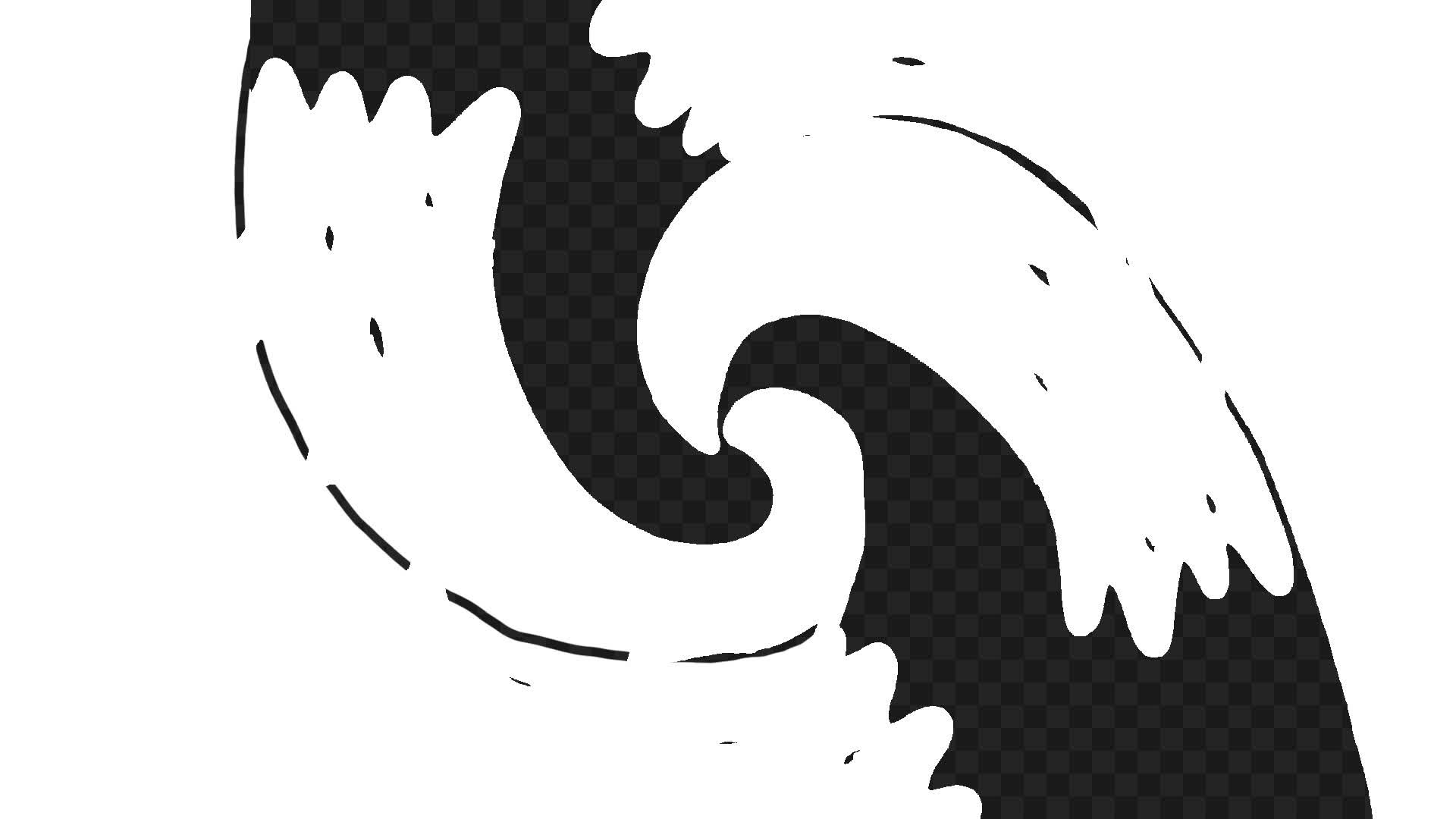 Full Screen Hand Drawn Twisted Transition