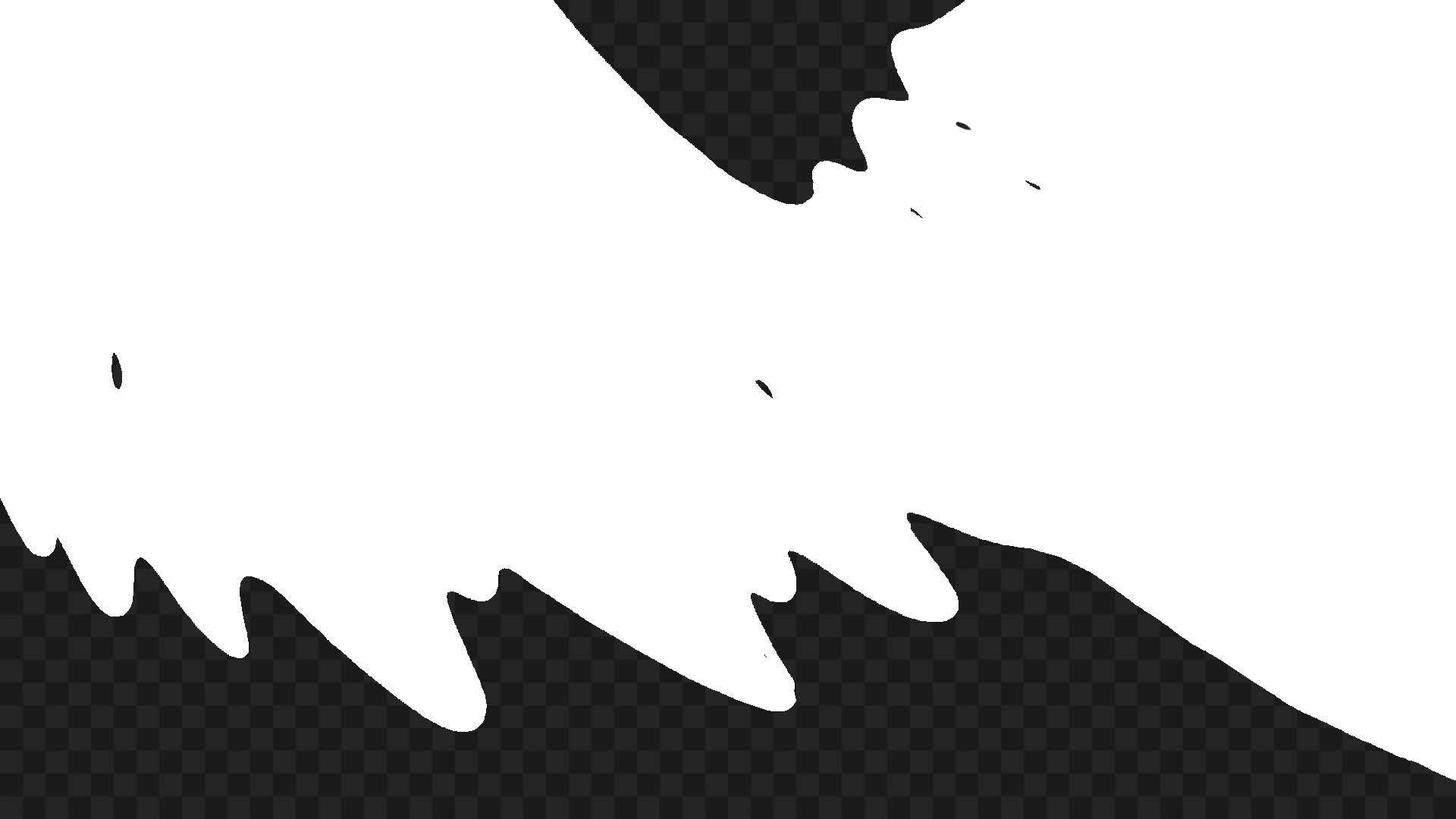 Full Screen Liquid Flowing Transition