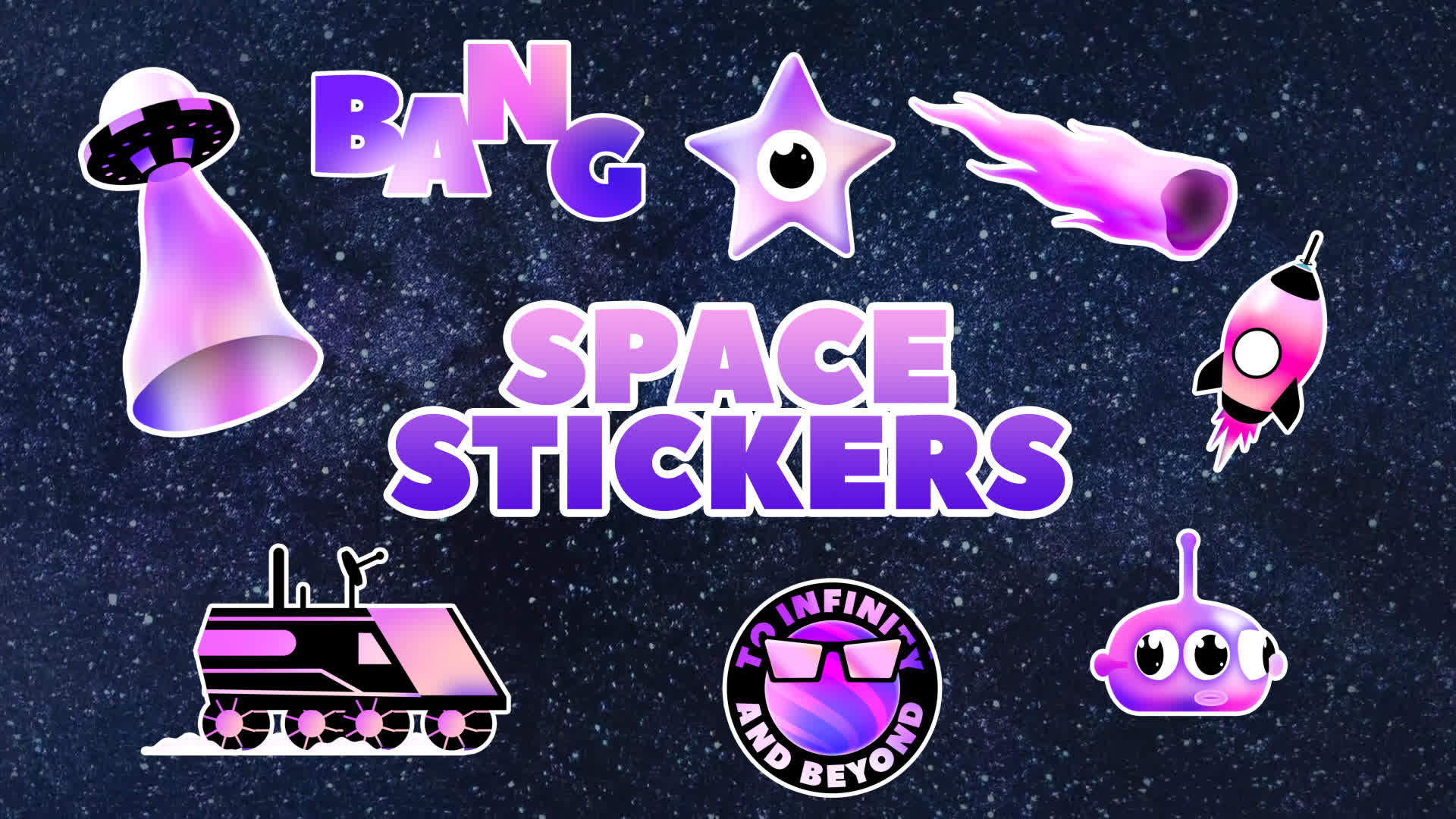 Fun Space Sticker Pack
