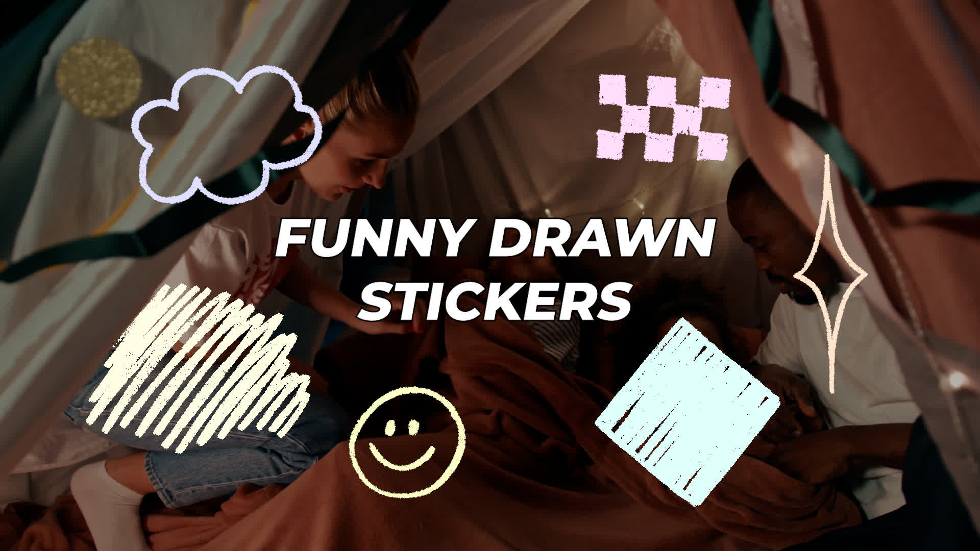 Funny Drawn Stickers