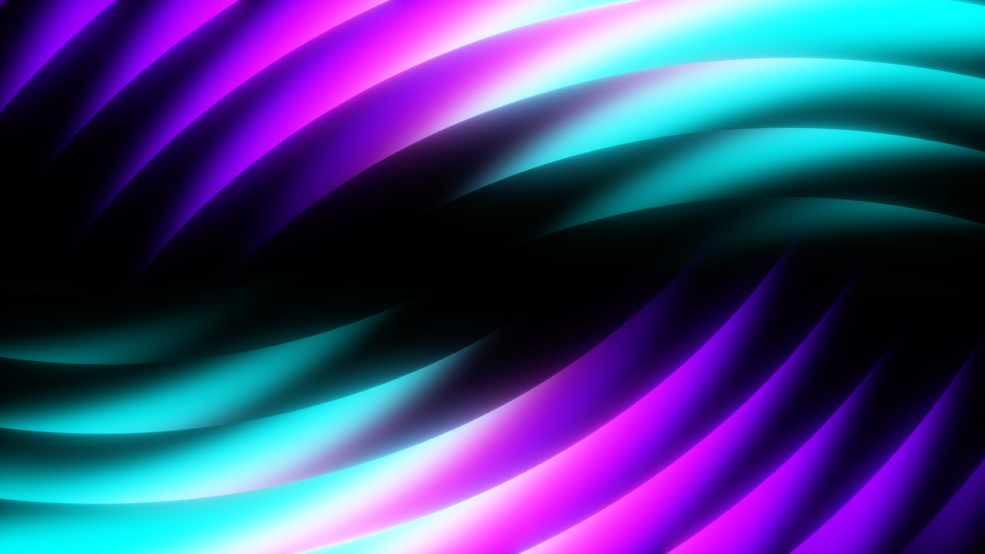 Futuristic Abstract Neon Gradient Waves