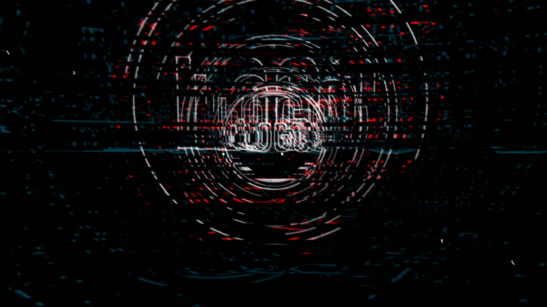 Futuristic Glitch Logo