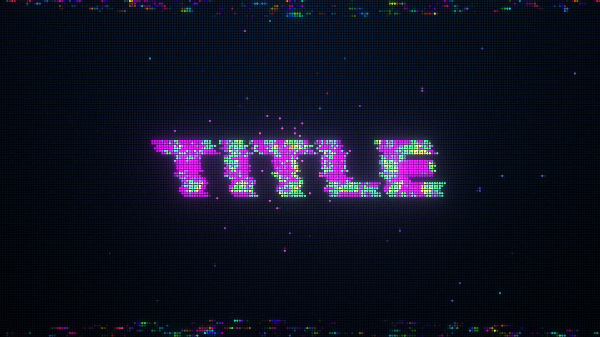 Game Over Glitch Title