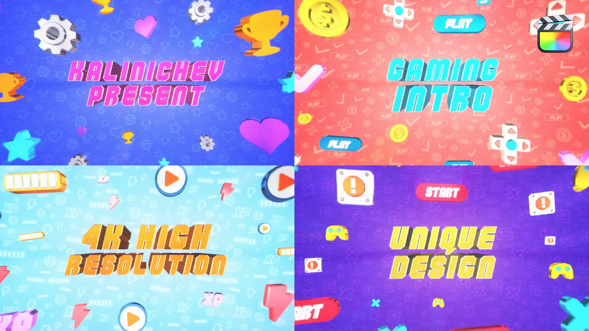 Gaming 8 Bit Intro