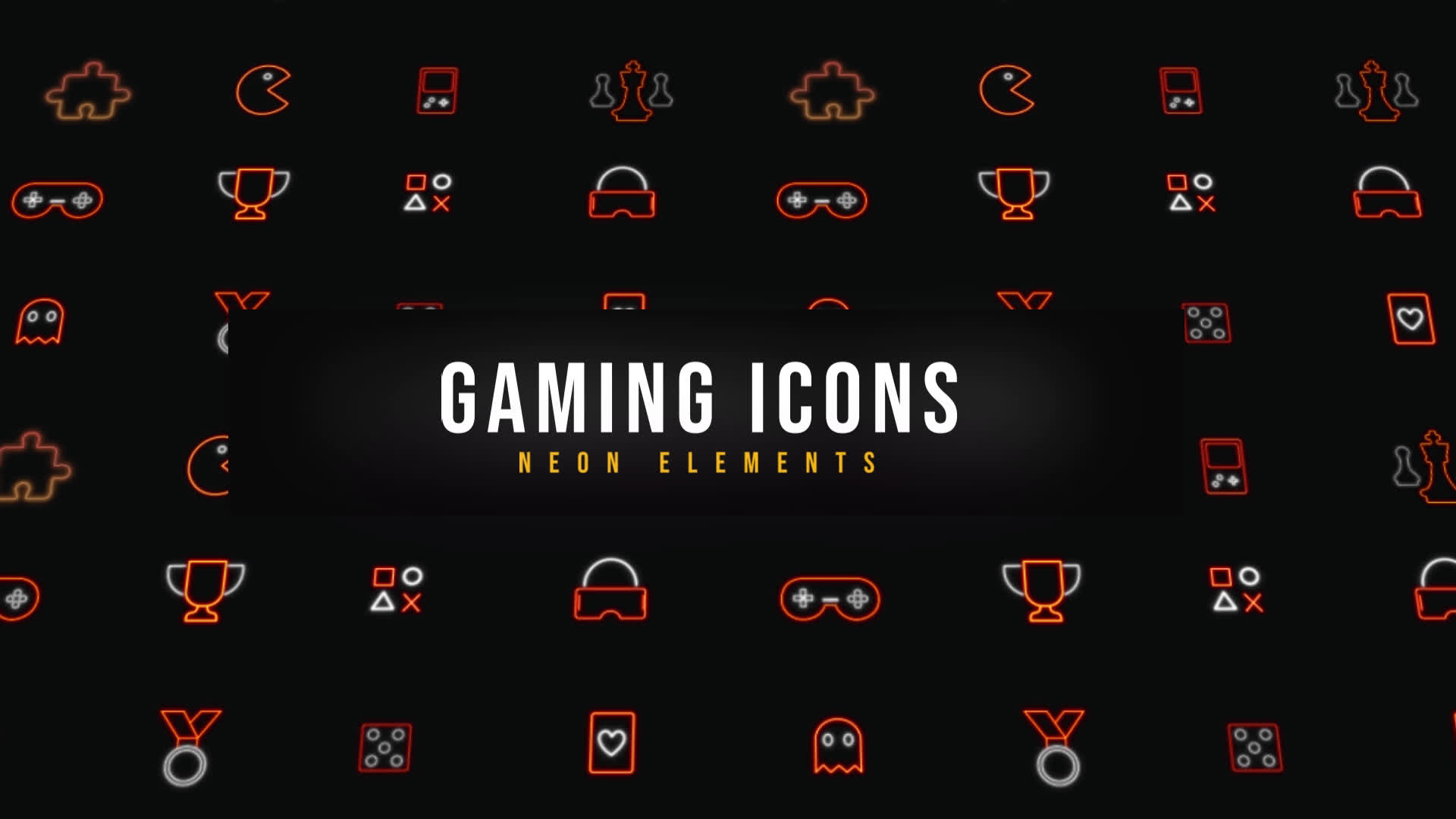 Gaming Neon Icons