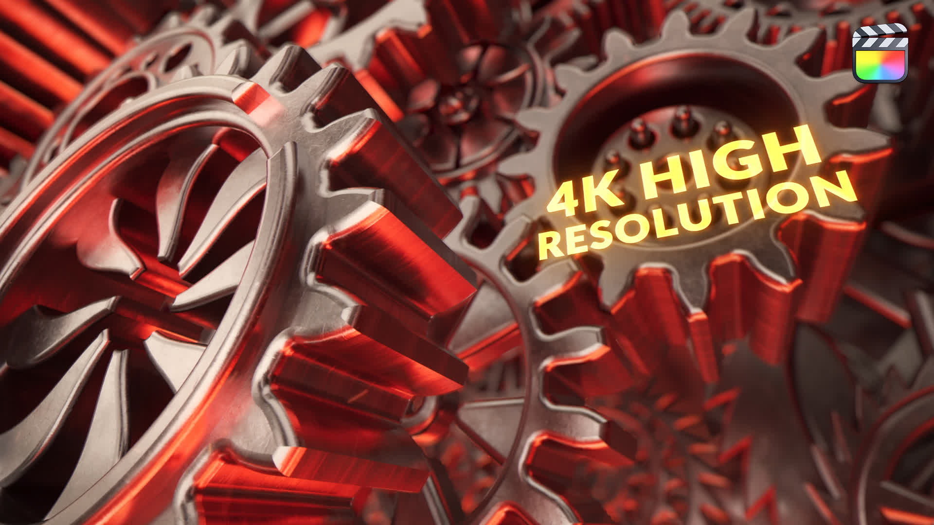 Gears Mechanical Logo Intro