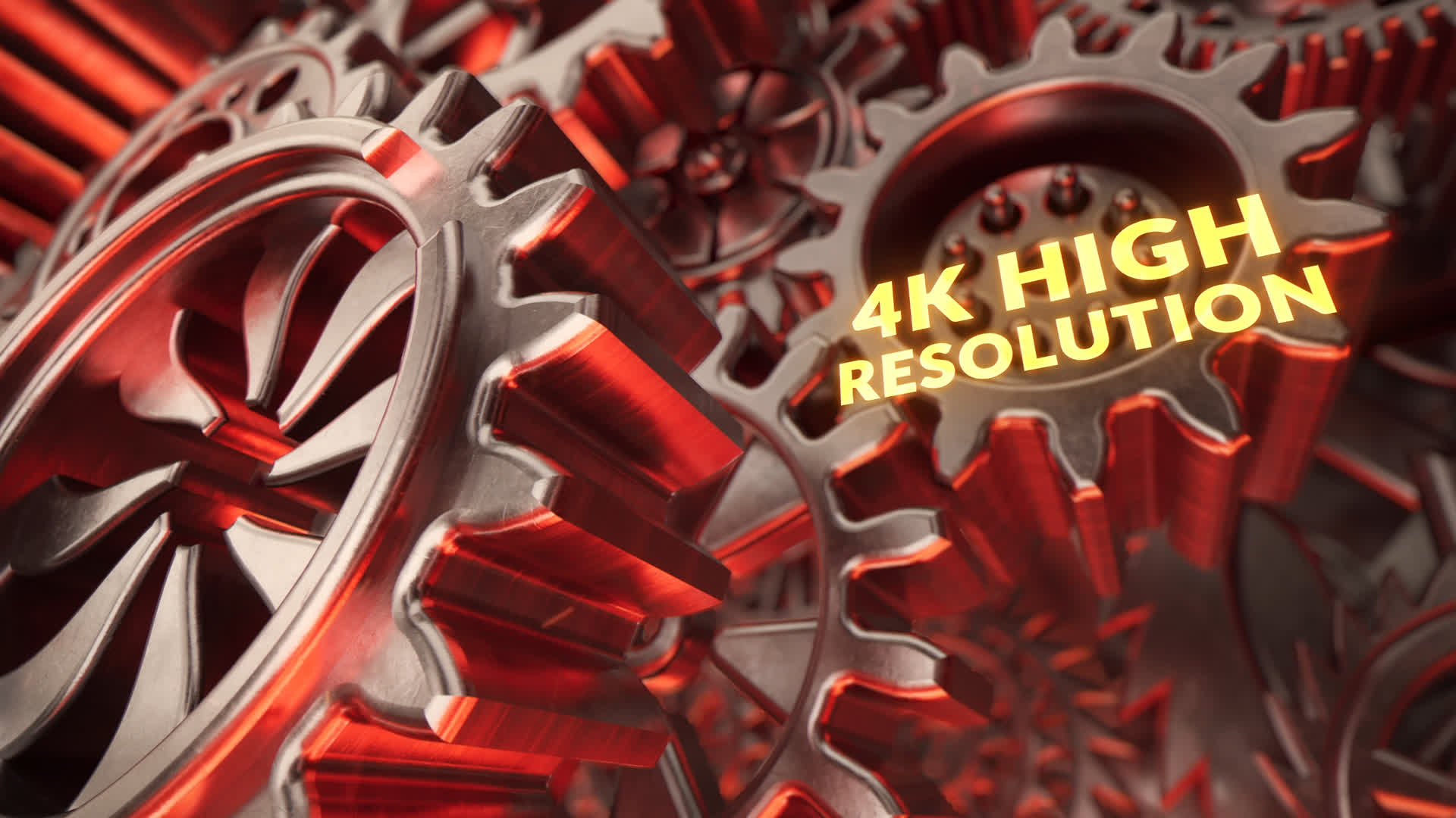 Gears Mechanical Logo Intro