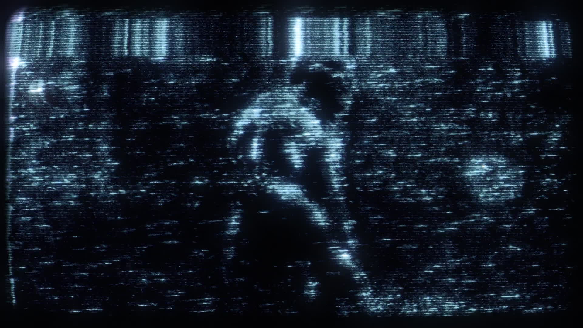 Ghostly Walking Sasquatch