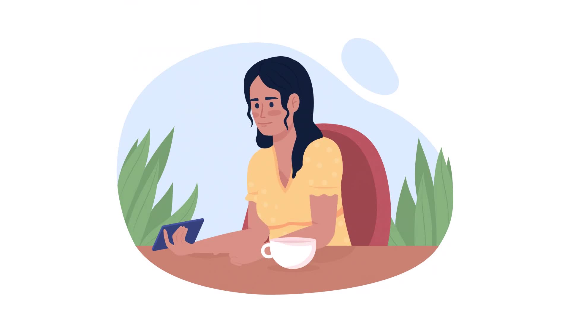 Girl Silencing Phone