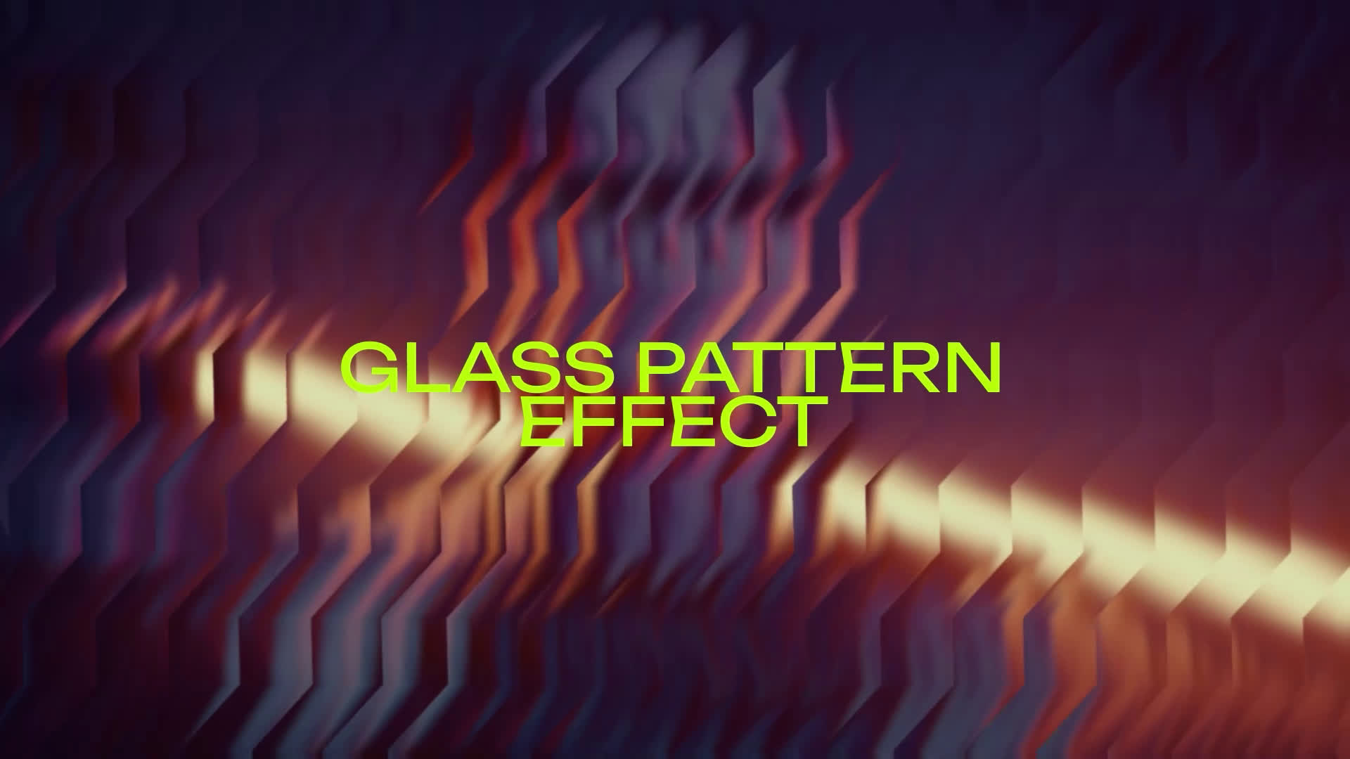 Glass Pattern Effect