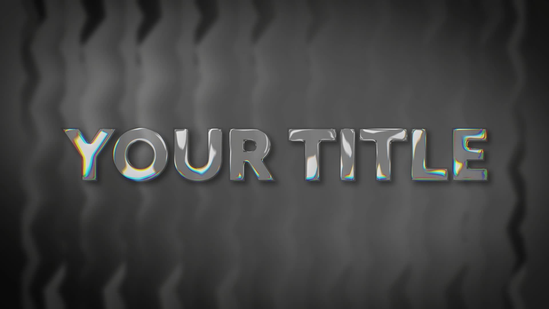 Glass Reflective Title