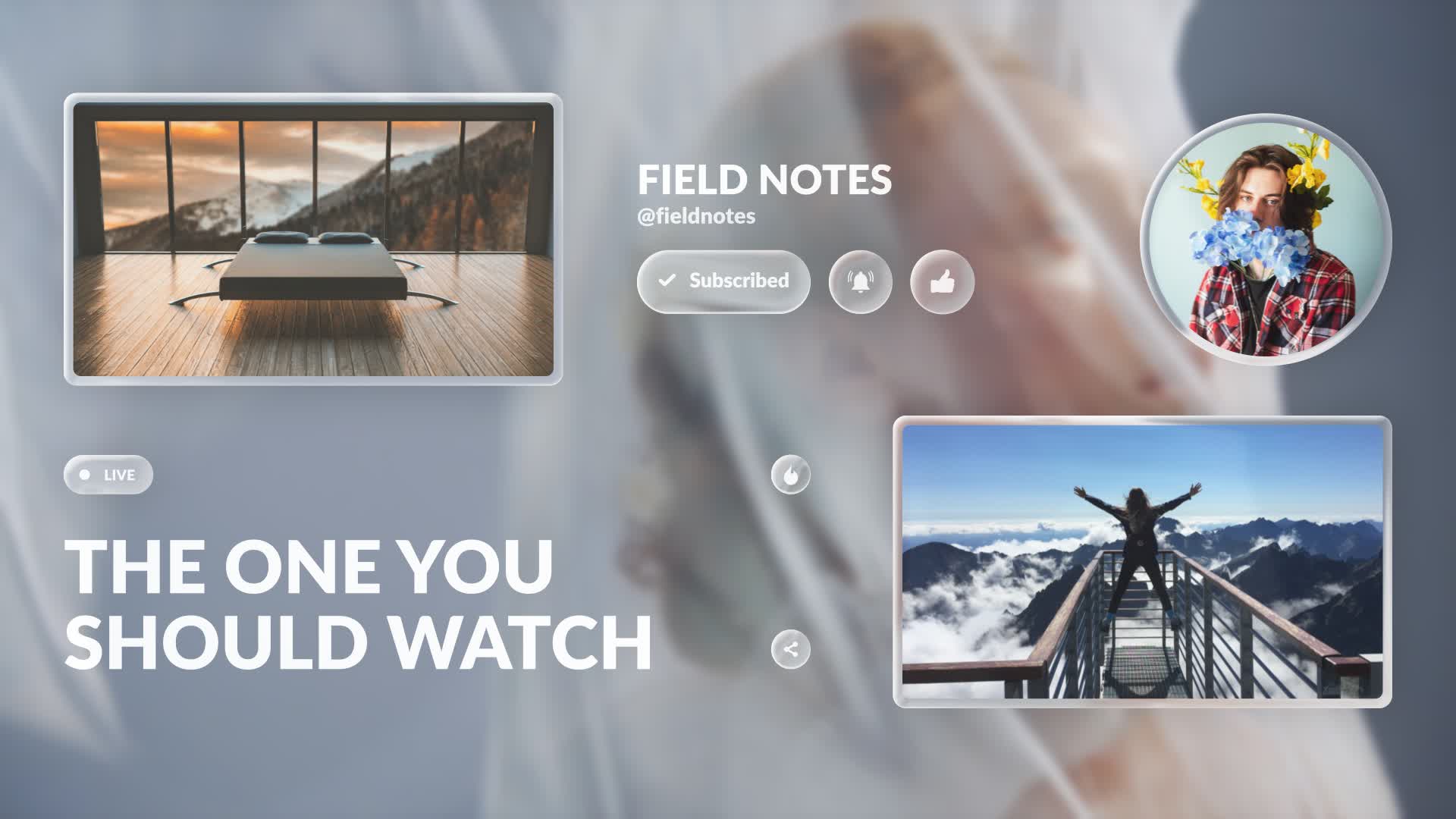 Glass Video Recommendation Overlay