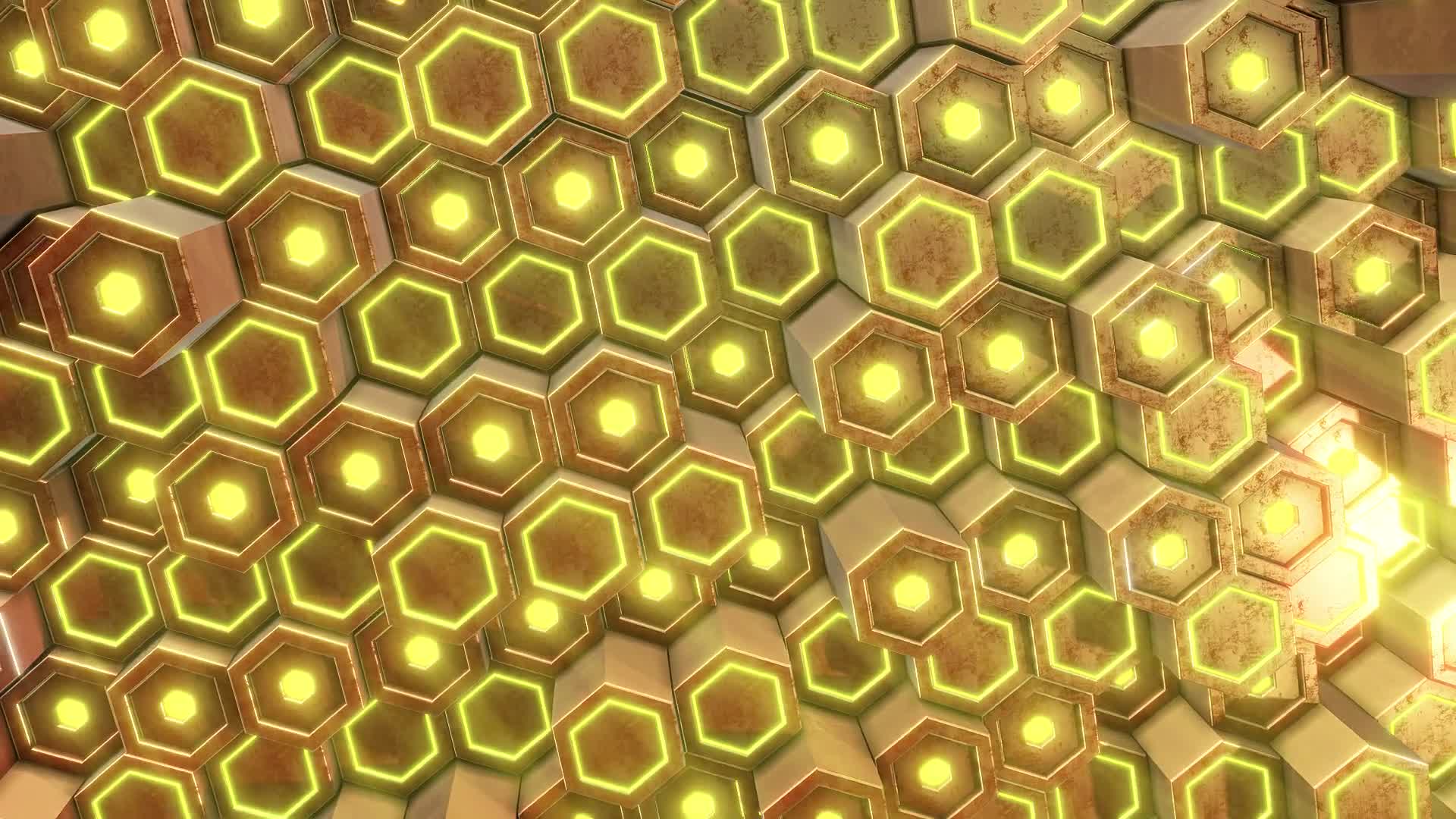 Gleaming Gold Grid Background