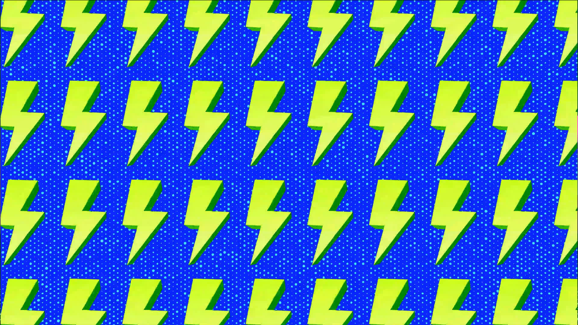 Glitchy Lightning Cartoon Background