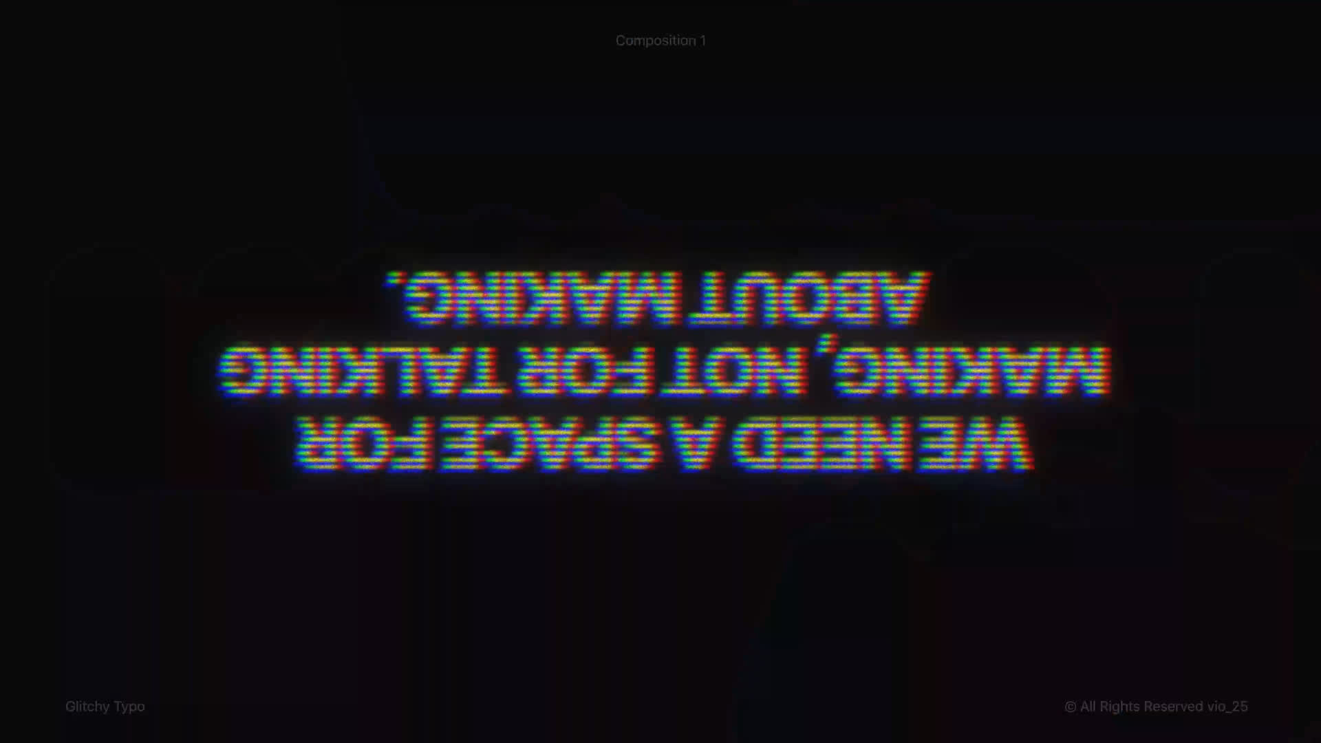 Glitchy Typo