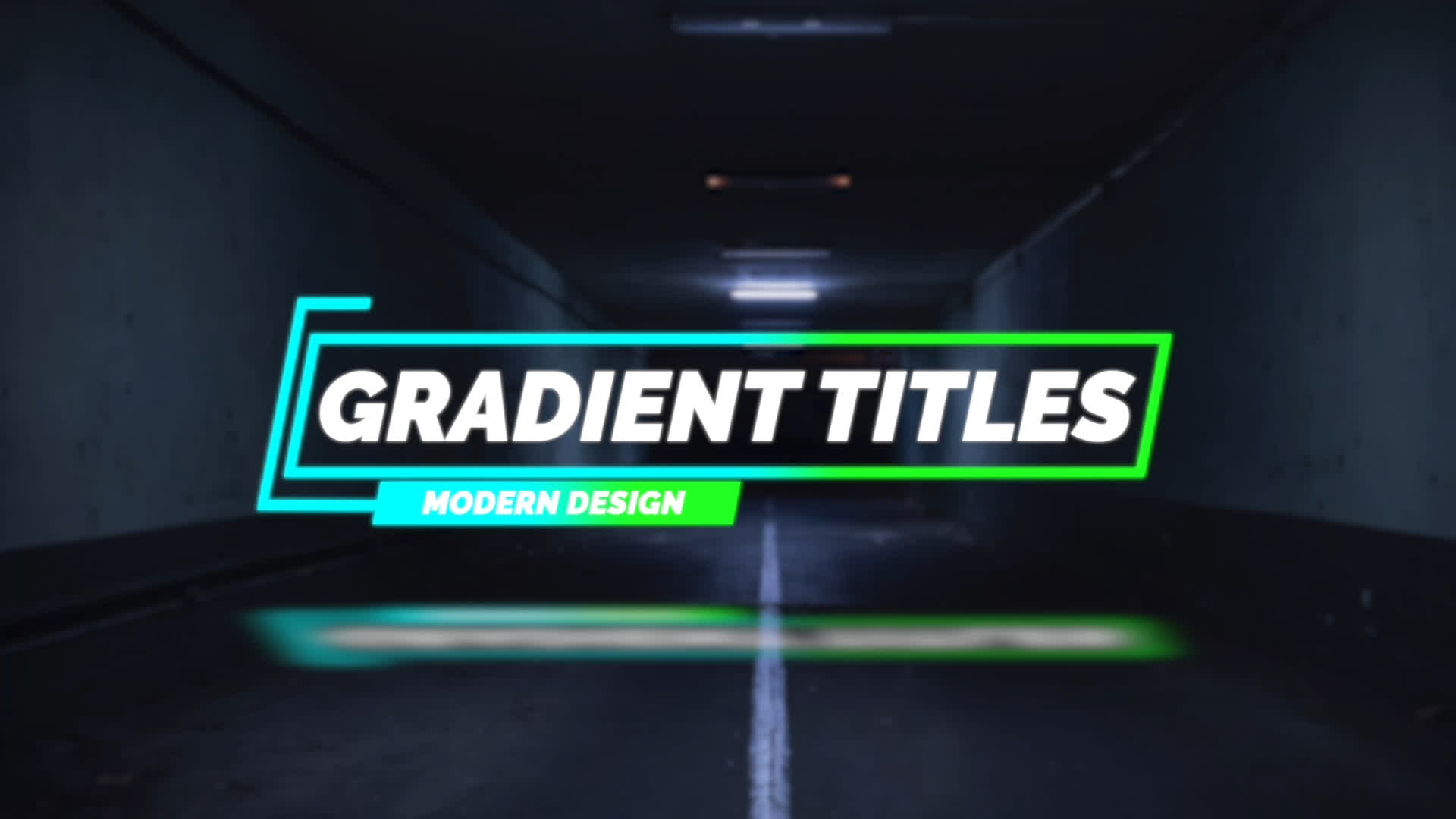 Glow Glitch Titles