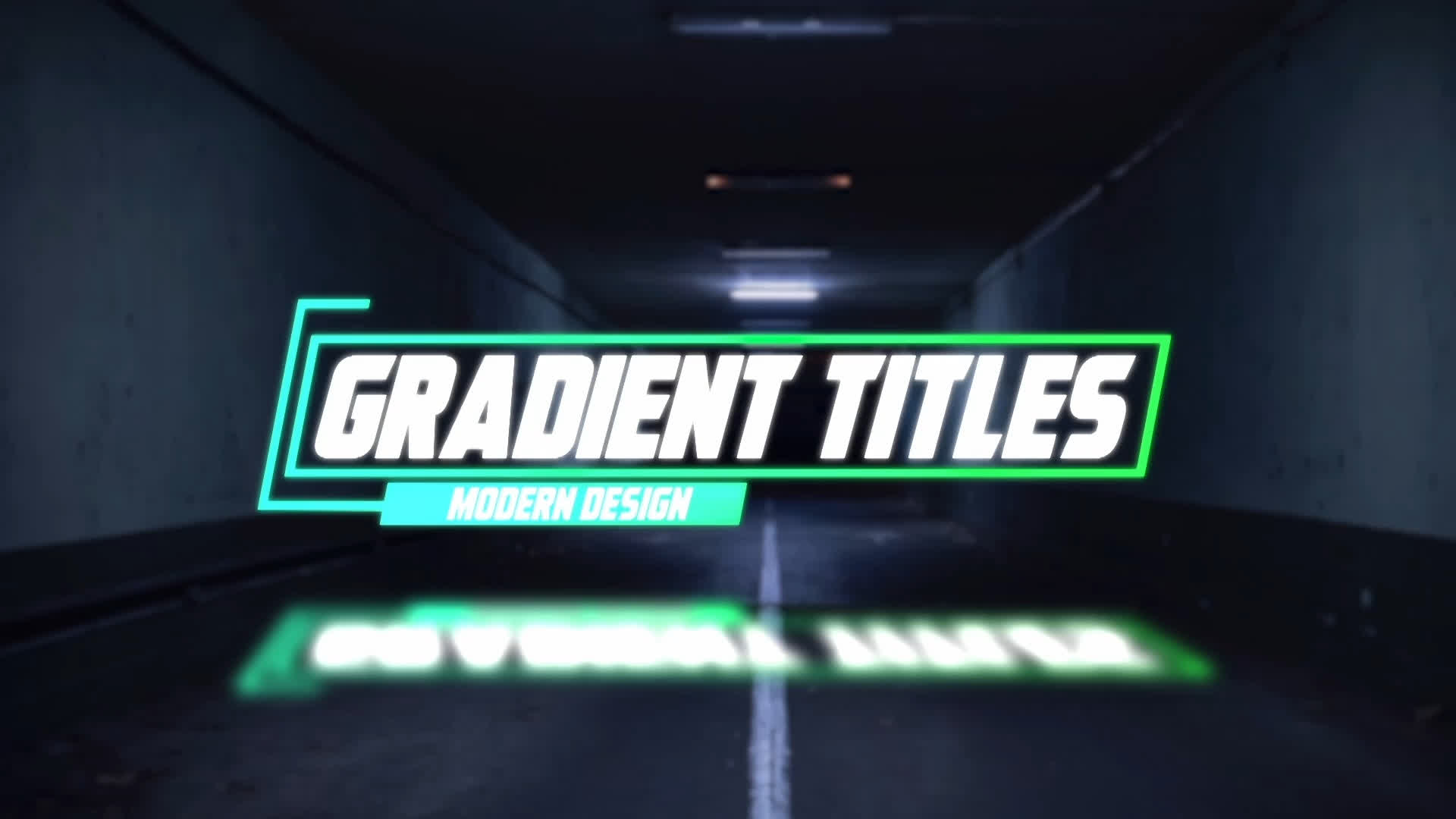 Glow Glitch Titles
