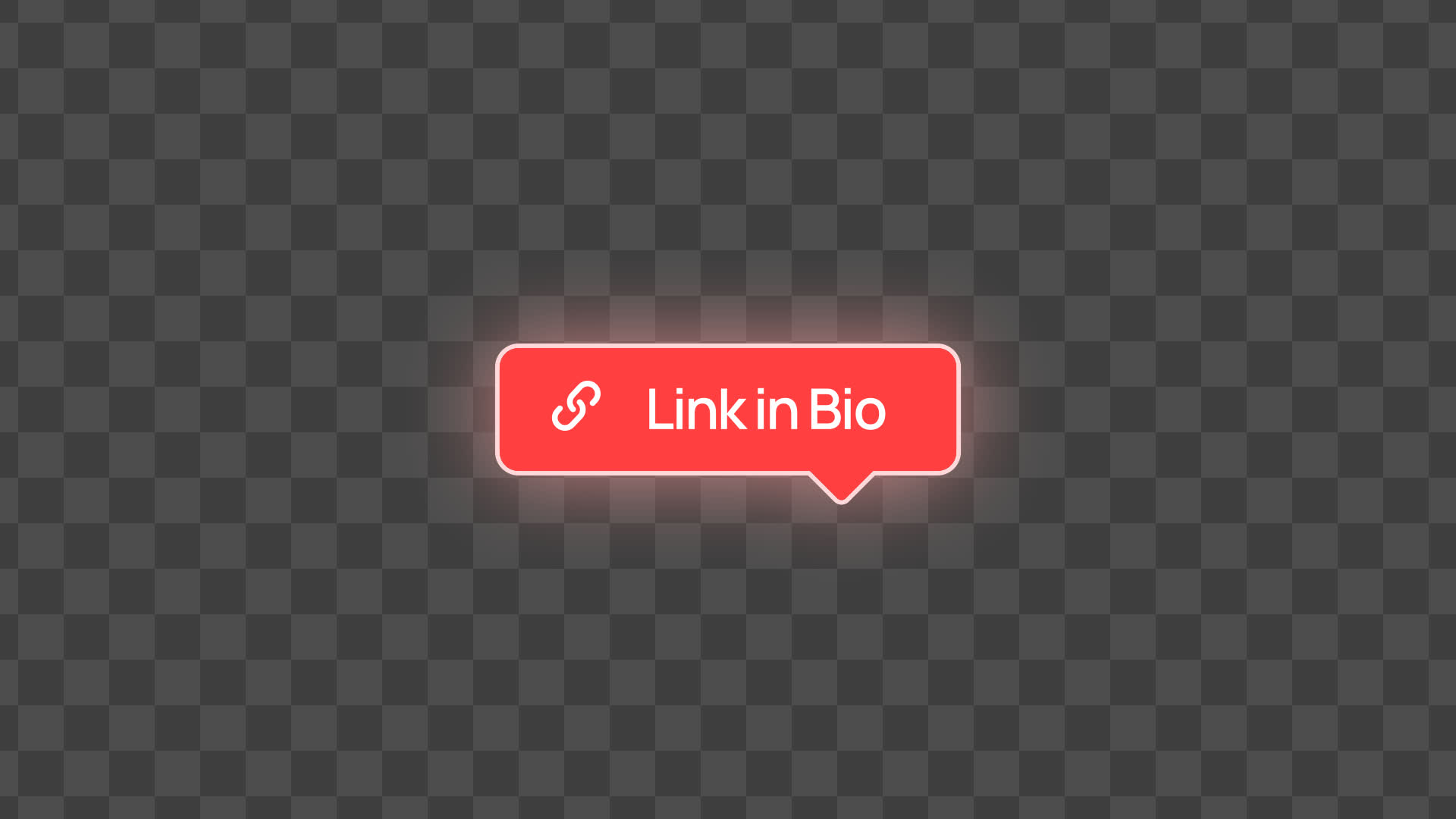 Glowing Red Link In Bio Callout