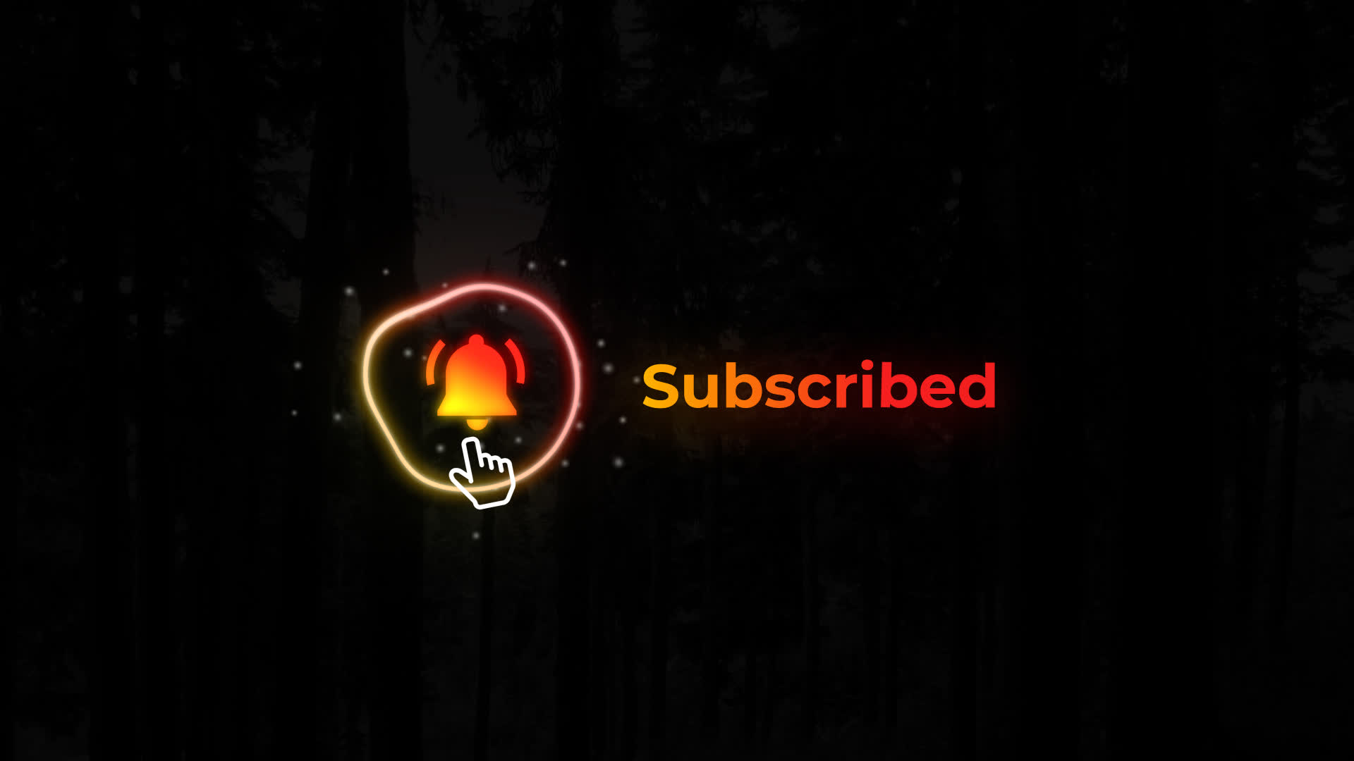 Glowing Youtube Subscribe Element